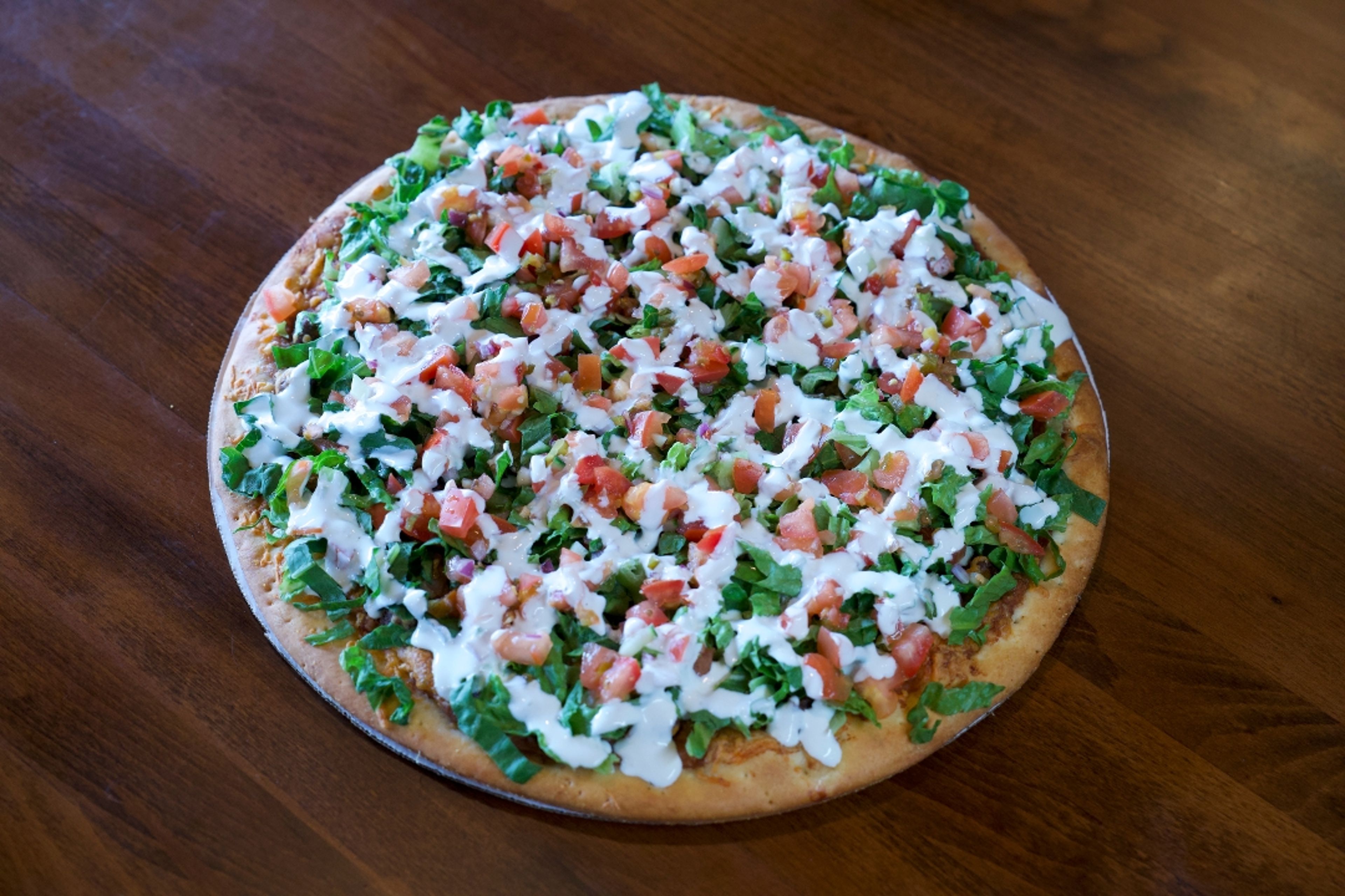 THIN CRUST Chicken Bacon Ranch.