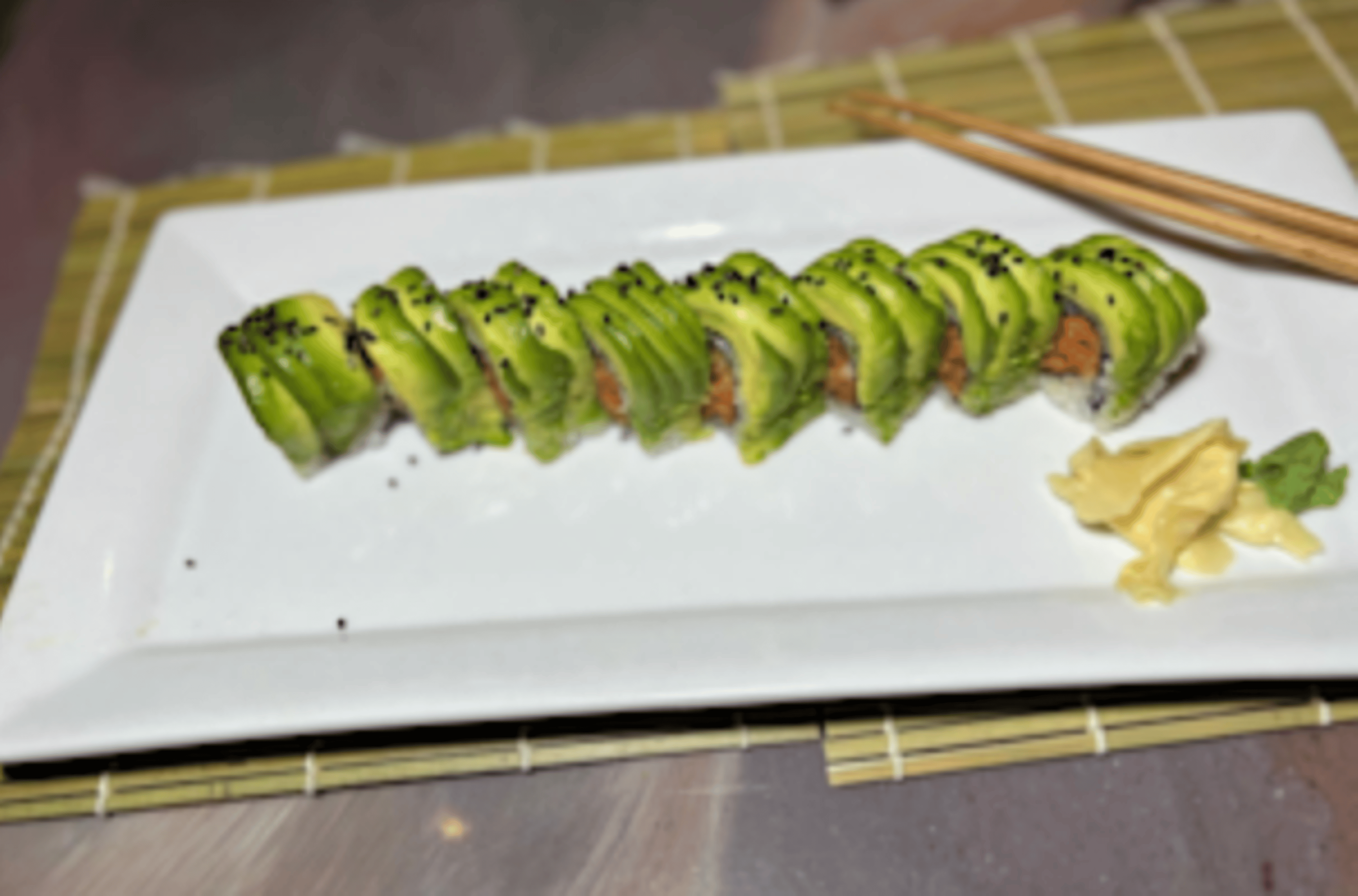 Spicy Tuna Avocado Roll.