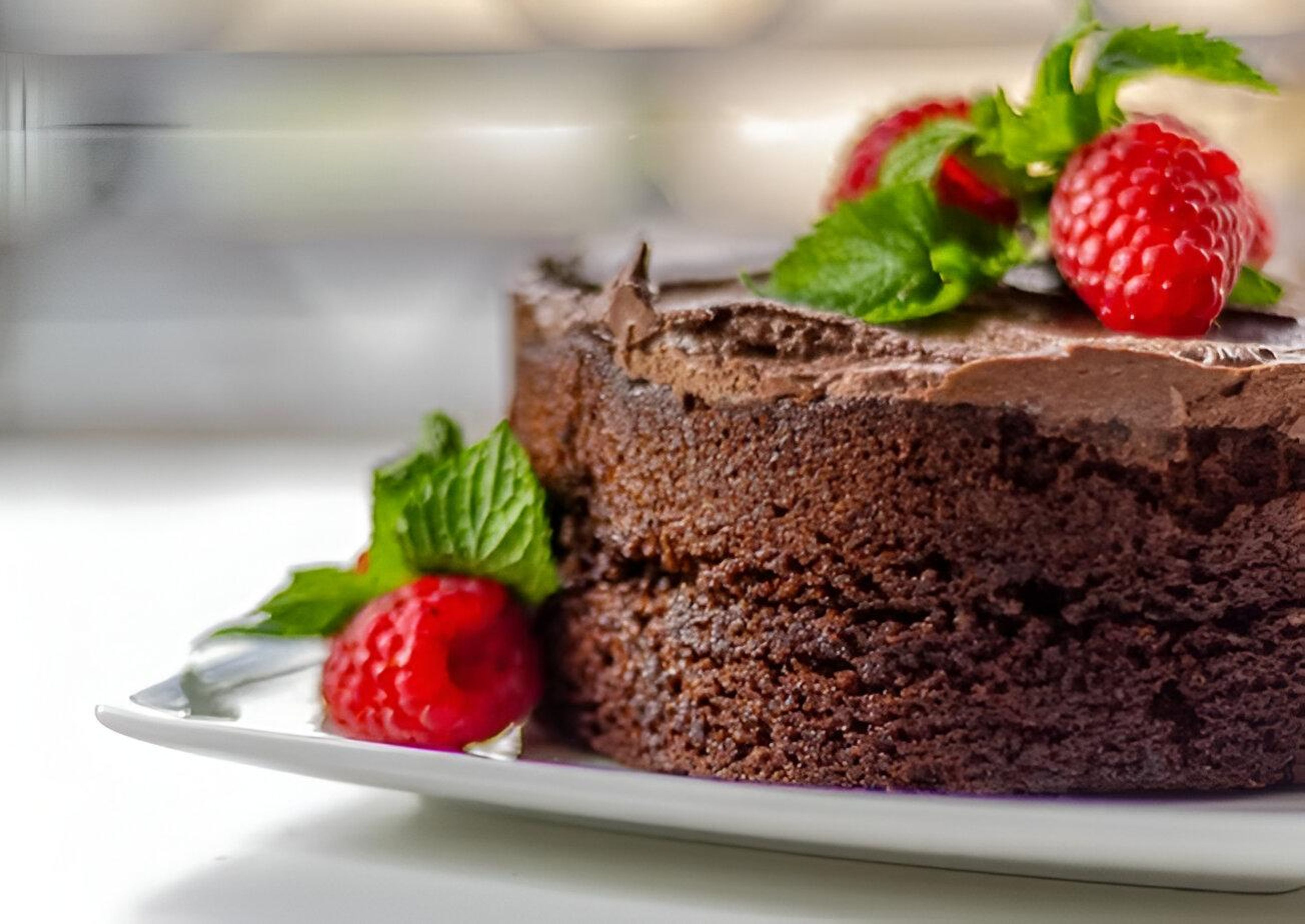 Chocolate cake.