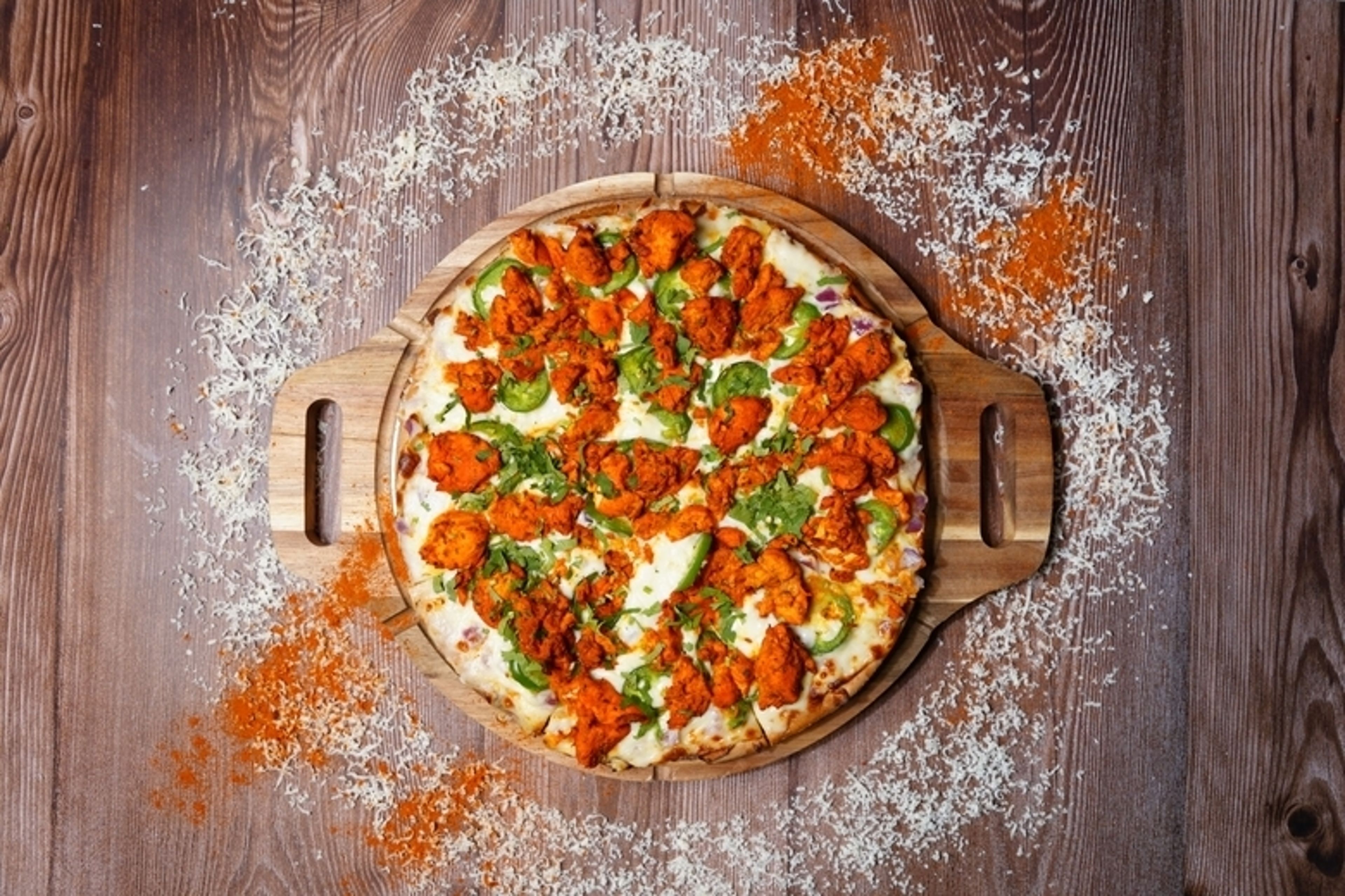 Fun Chicken Pizza.