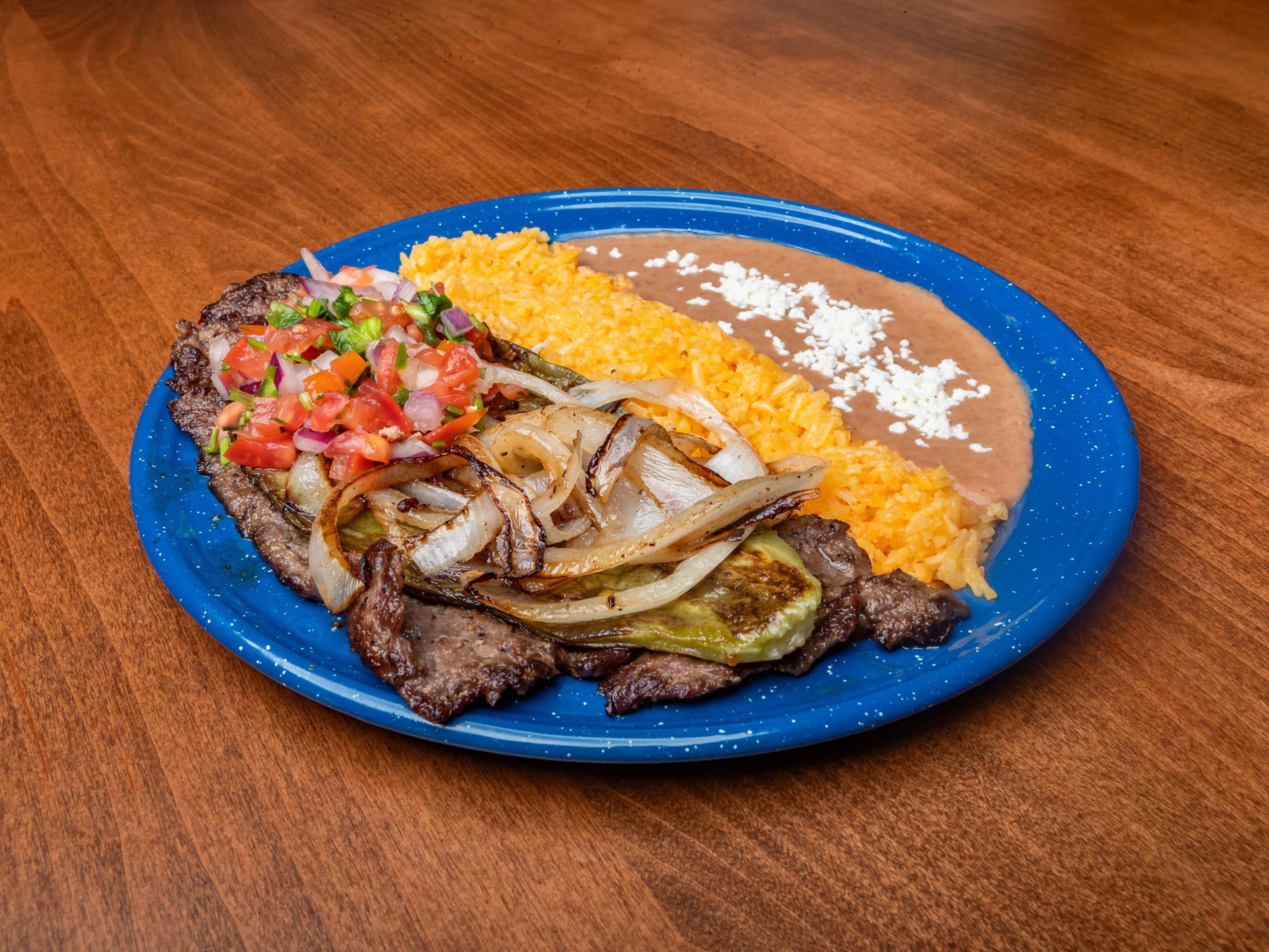 CARNE ASADA PLATE.