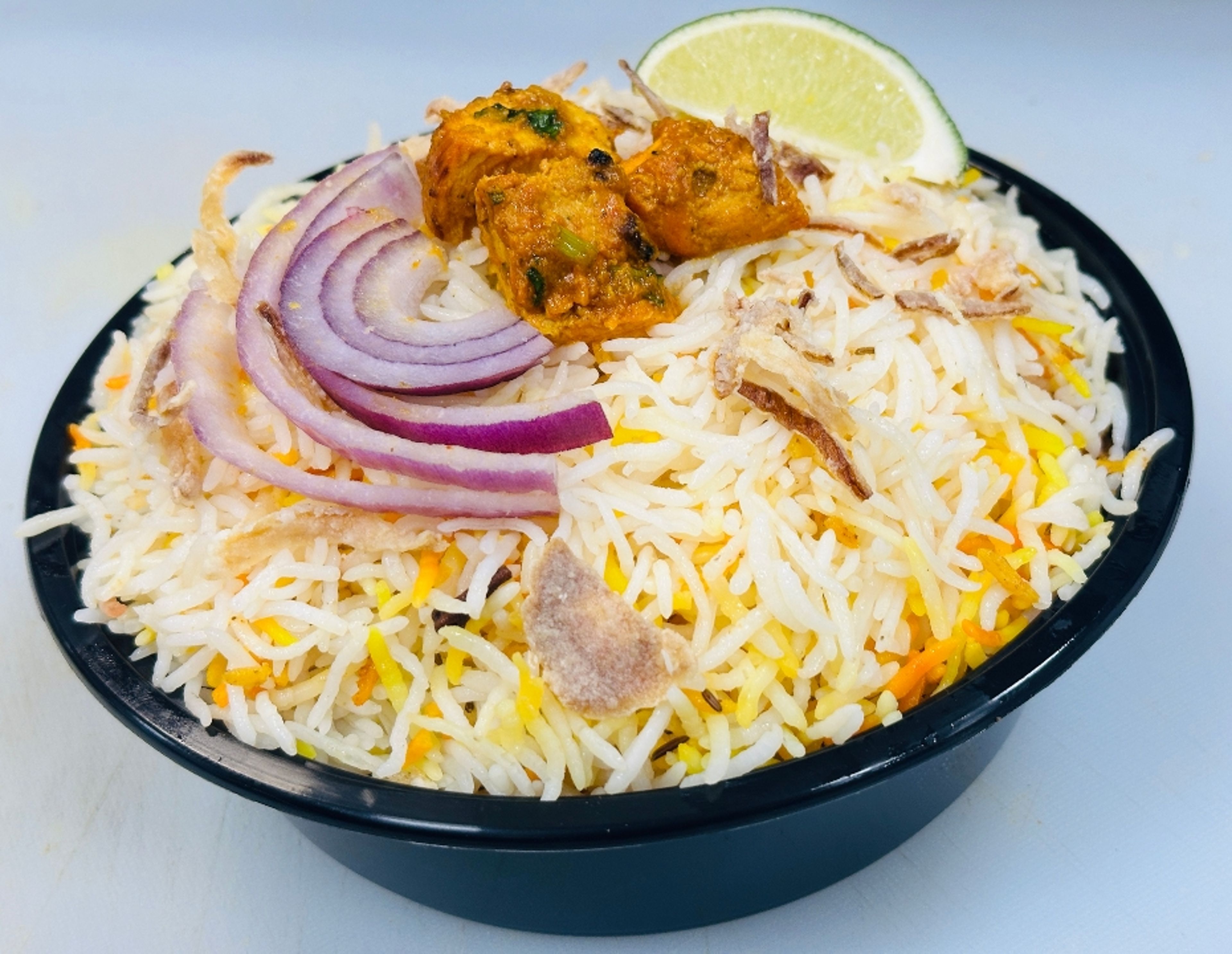 Chicken Tikka Biryani.