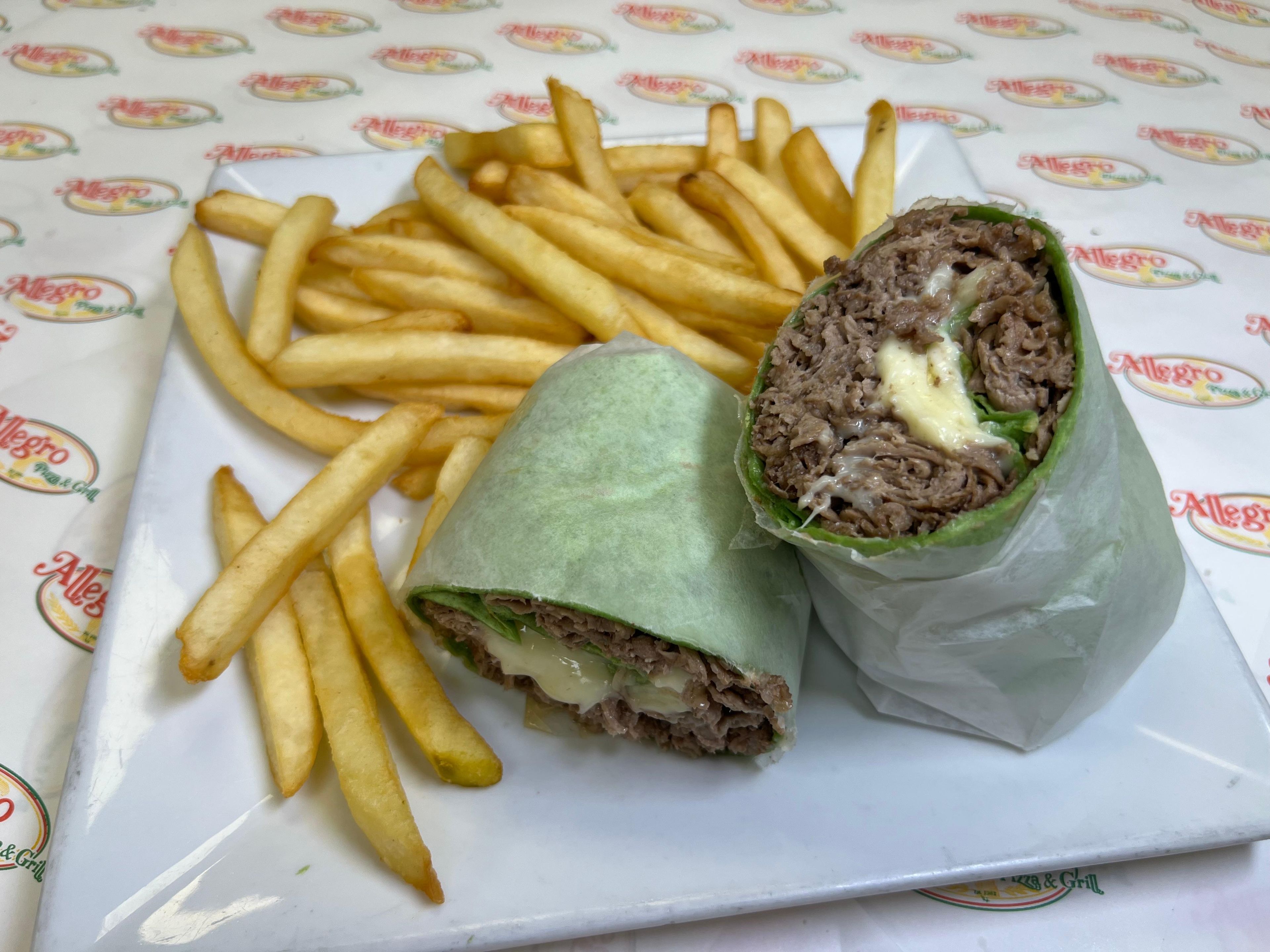 Ribeye Steak Wrap.