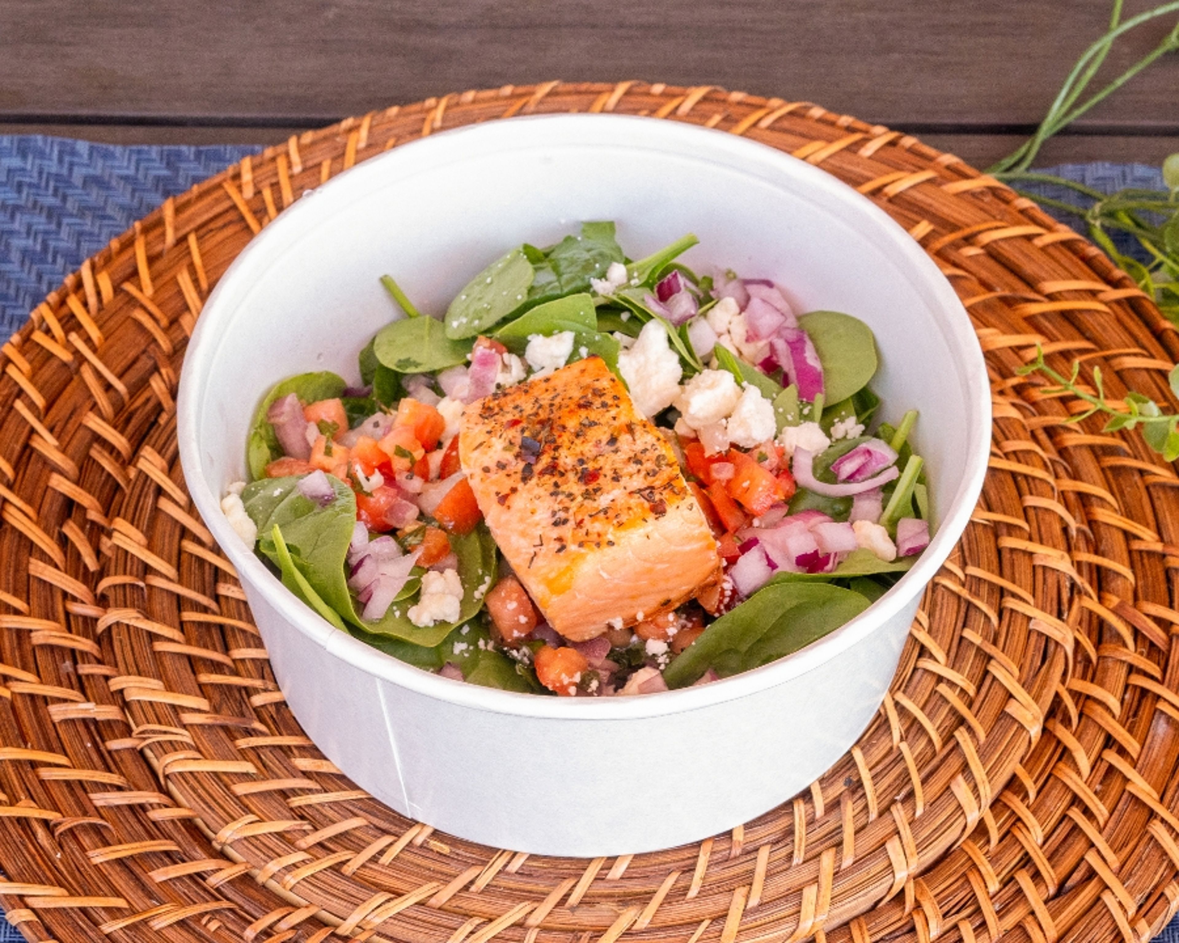 Salmon Salad Bowl.
