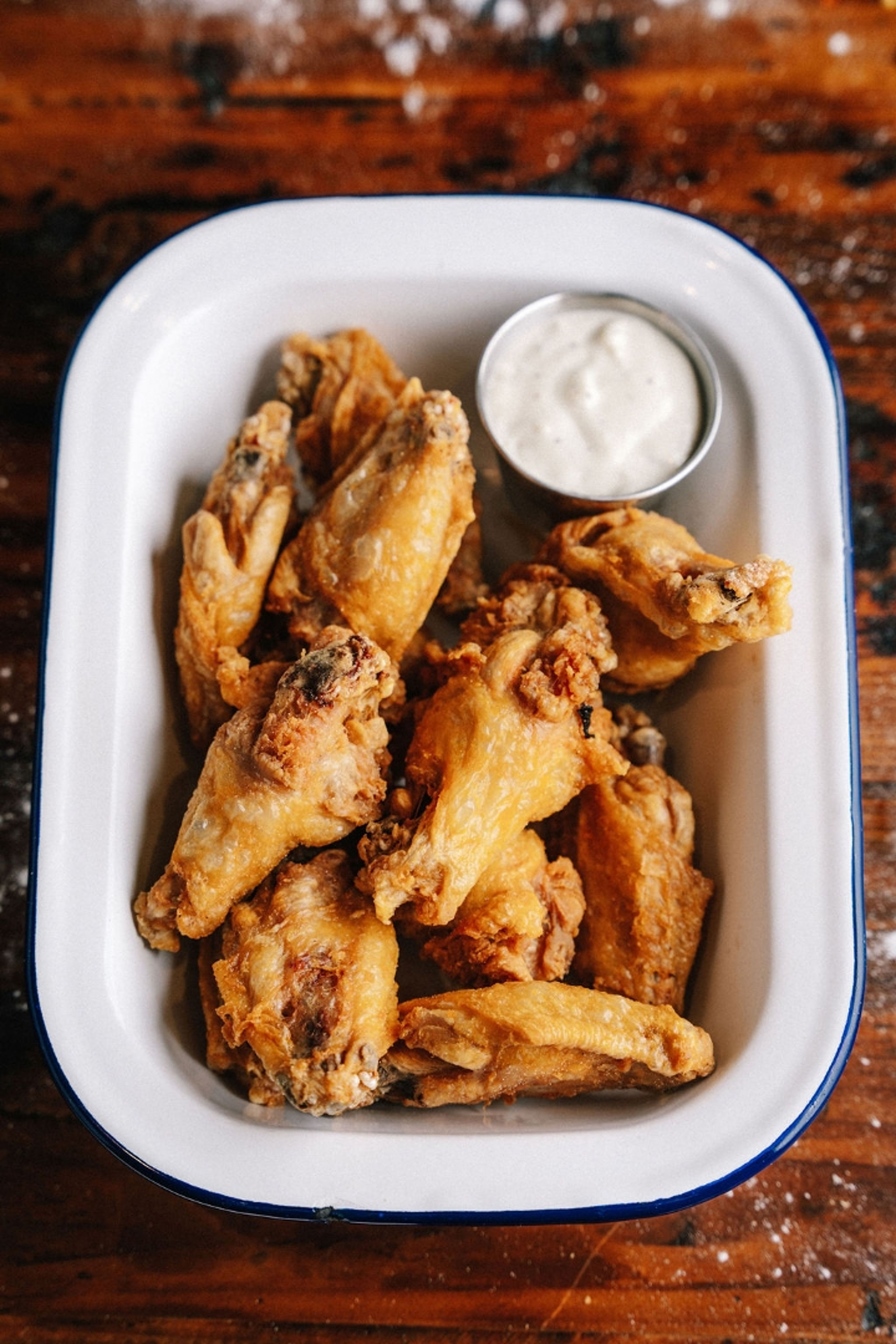 Plain Chicken Wings.