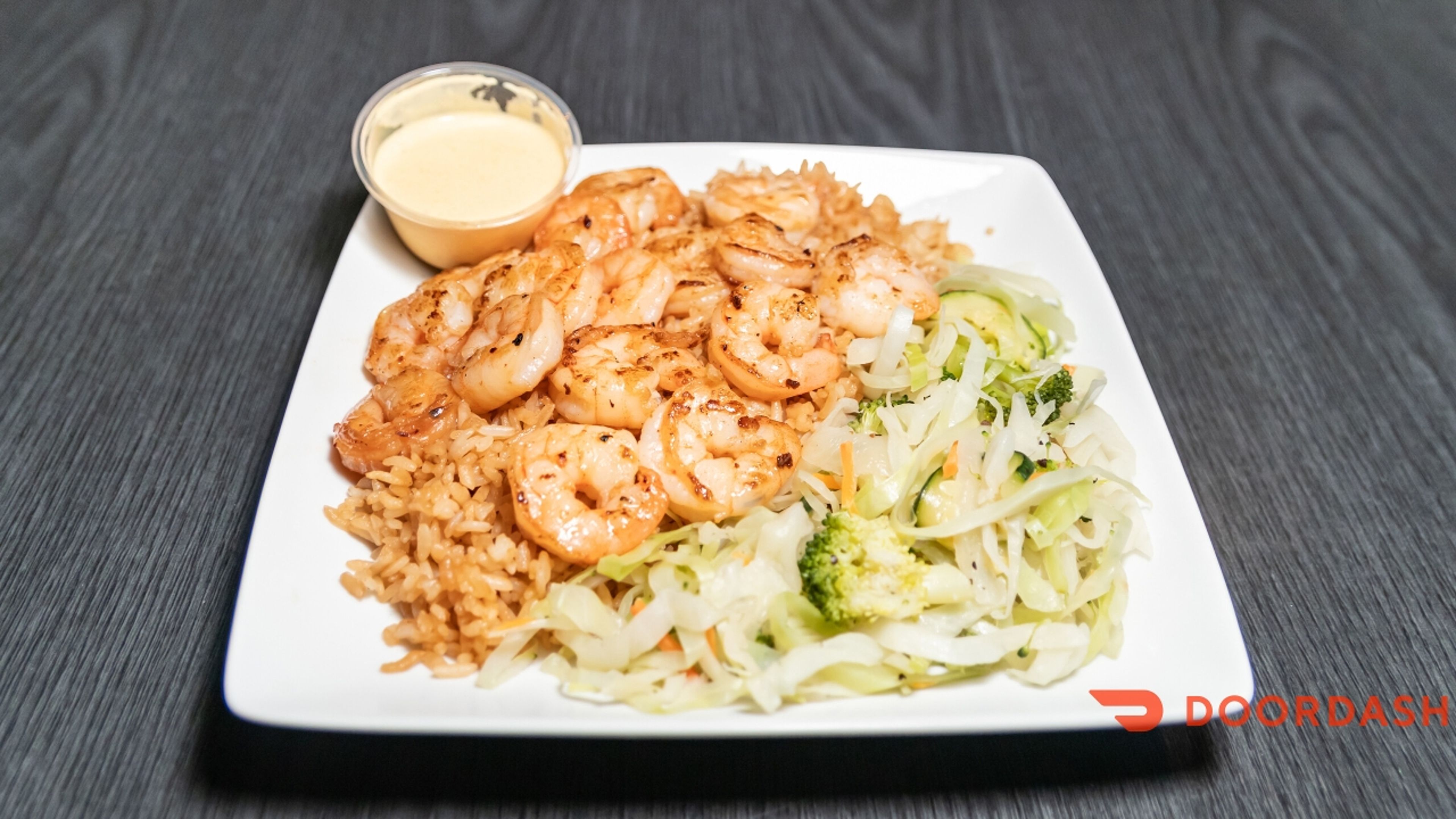 Hibachi Shrimp Entrée.