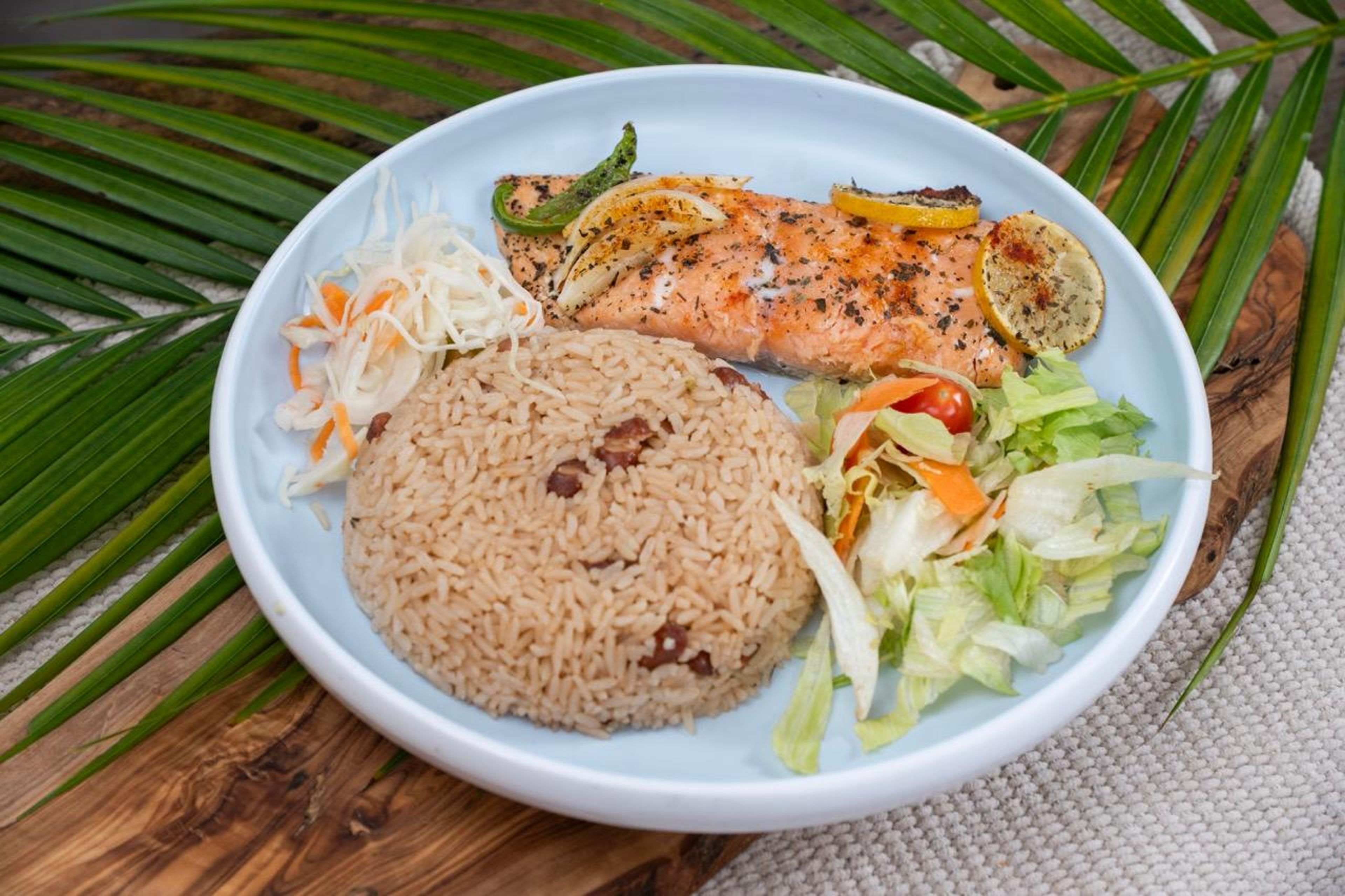 Baked Salmon Fillet.