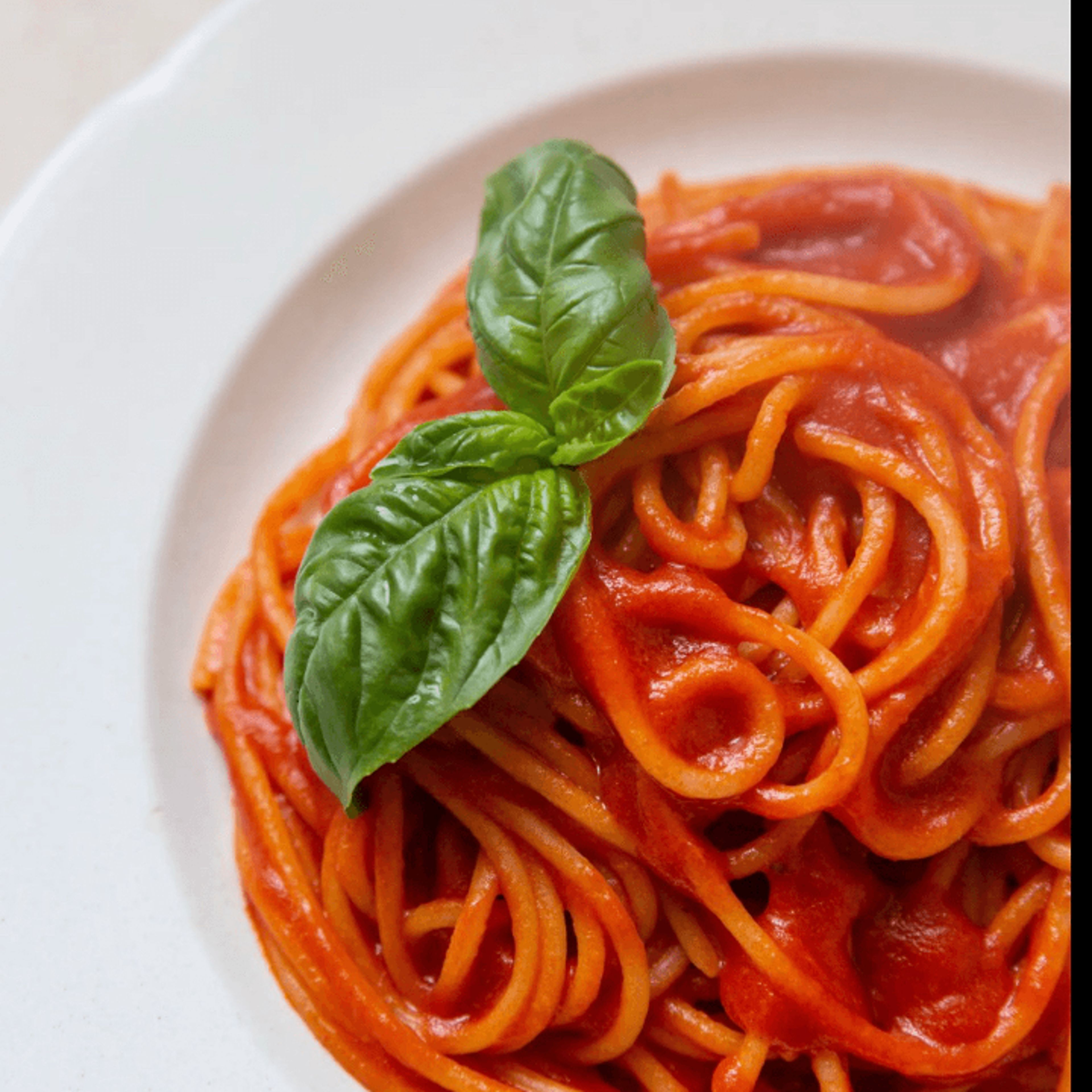 Spaghetti Pomodoro (tomato Sauce).