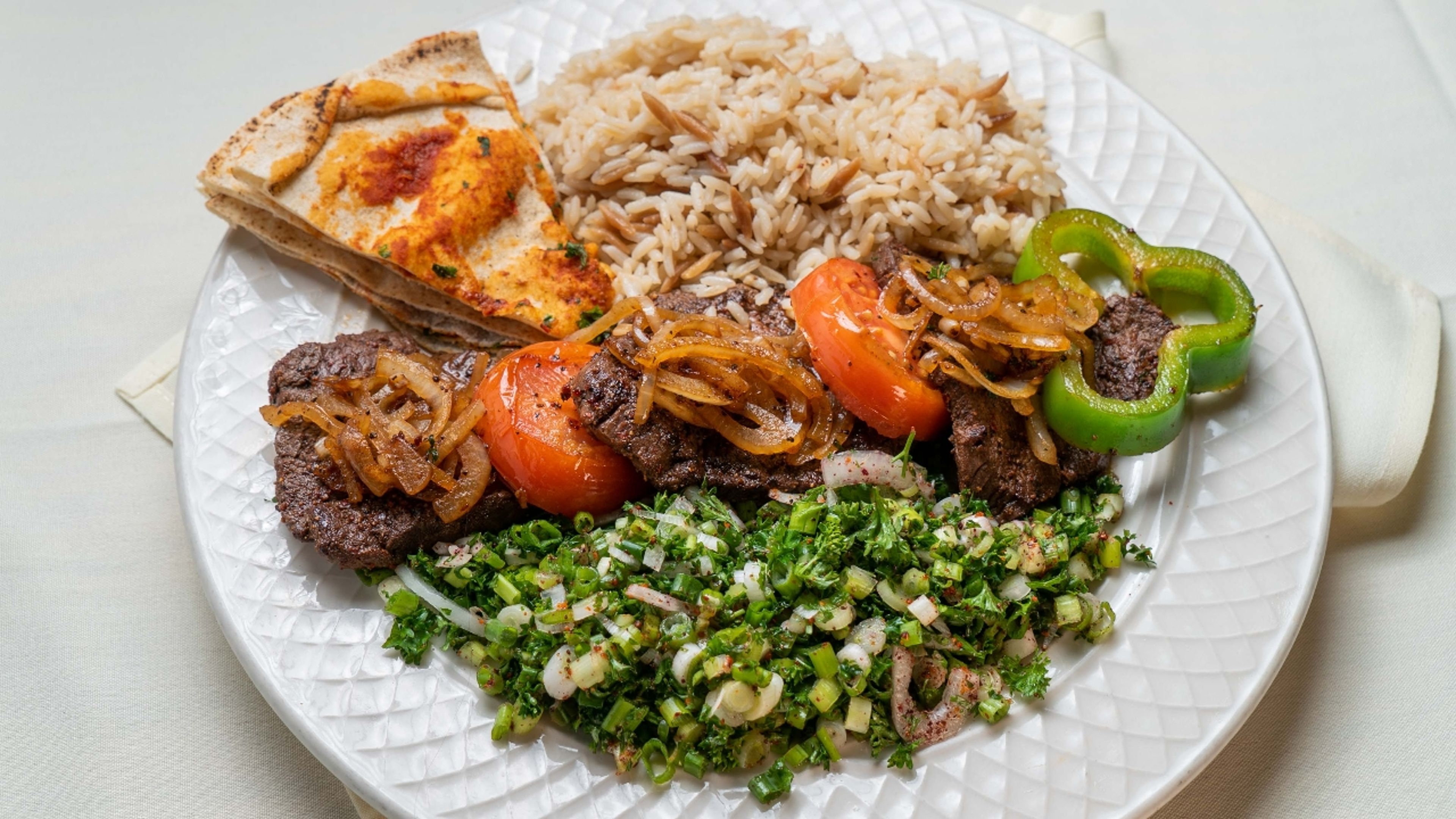 Mom's Beuftek Plate.