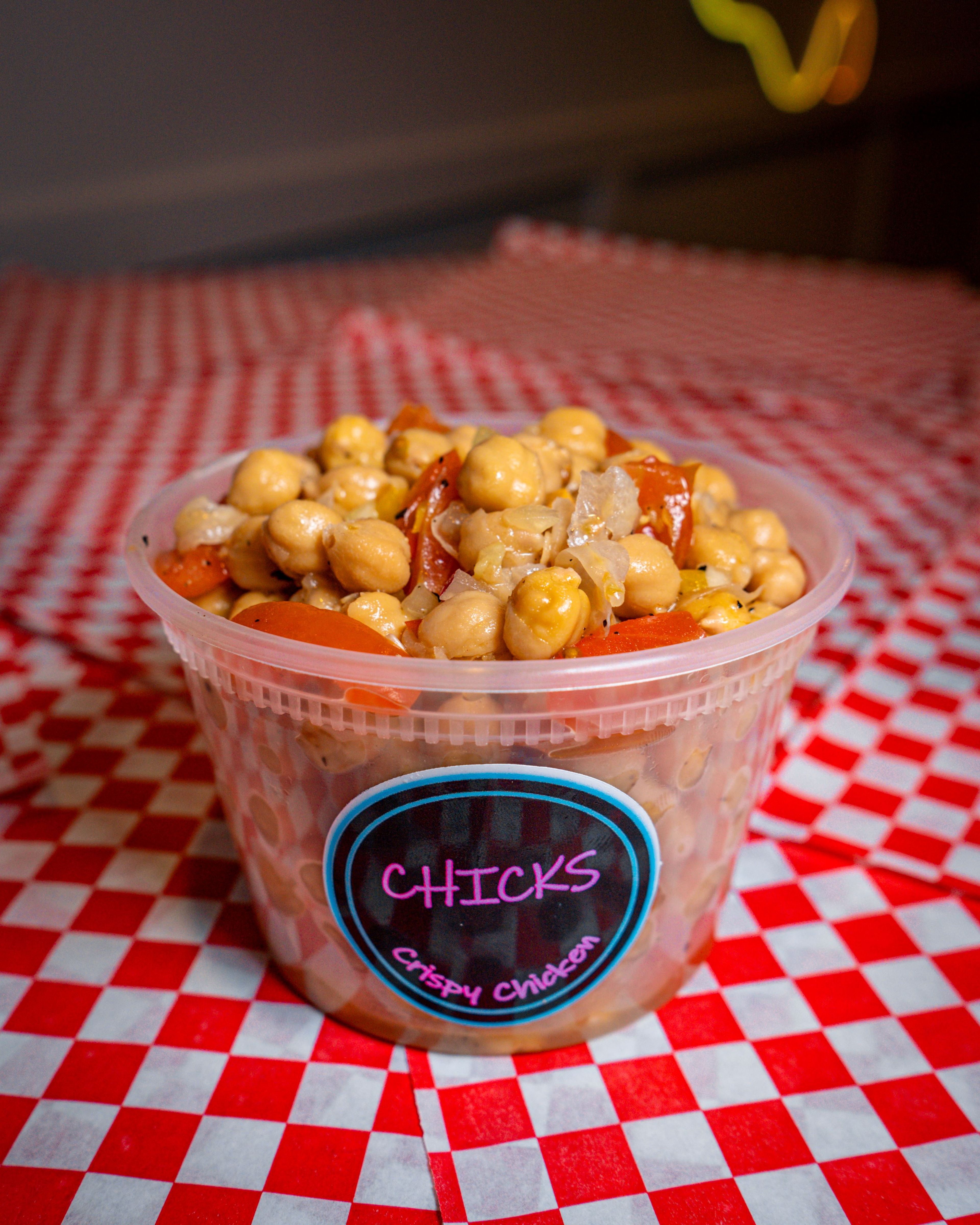 Large Chickpea Salad.