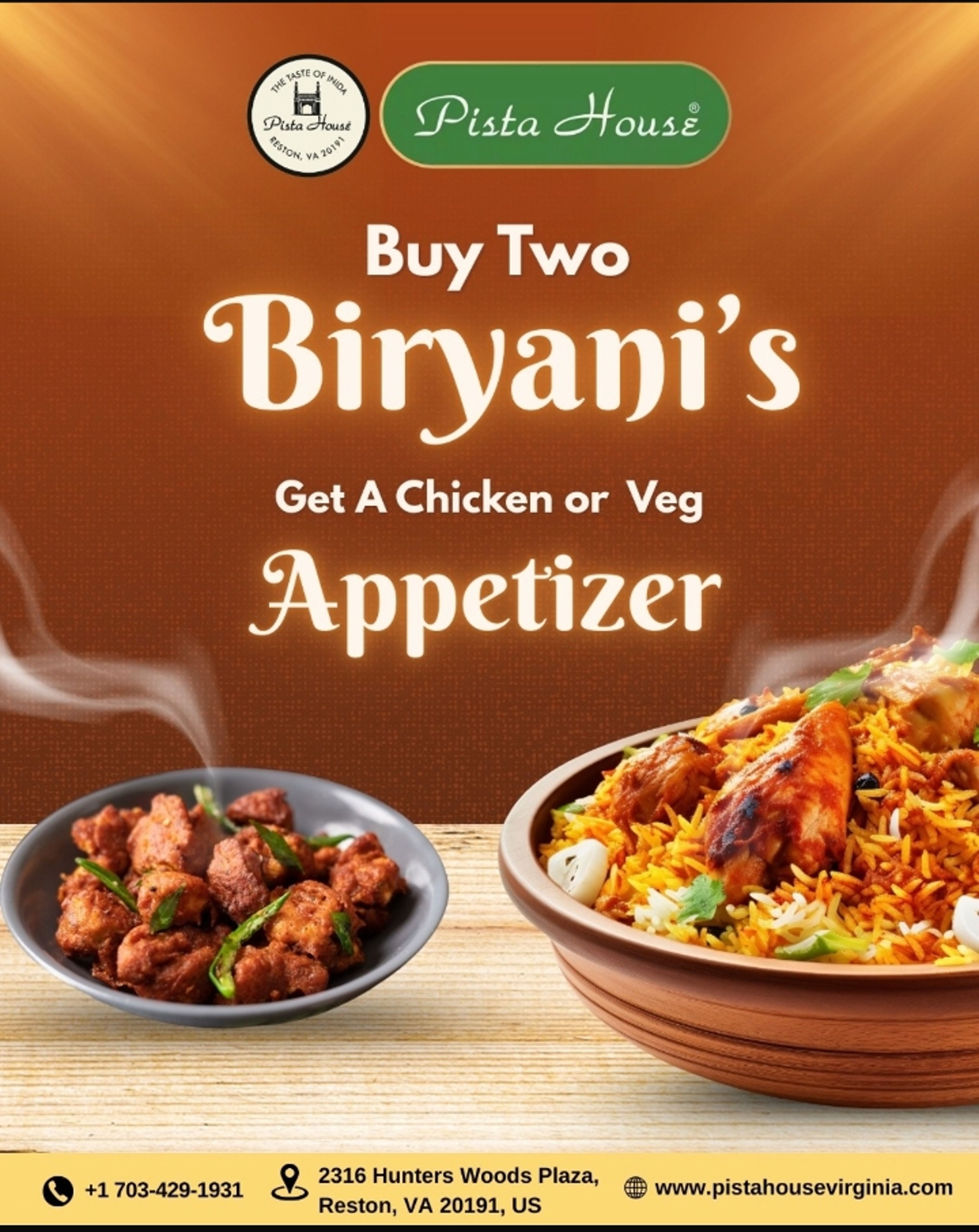 2 - Veg Biryani Combo Special.