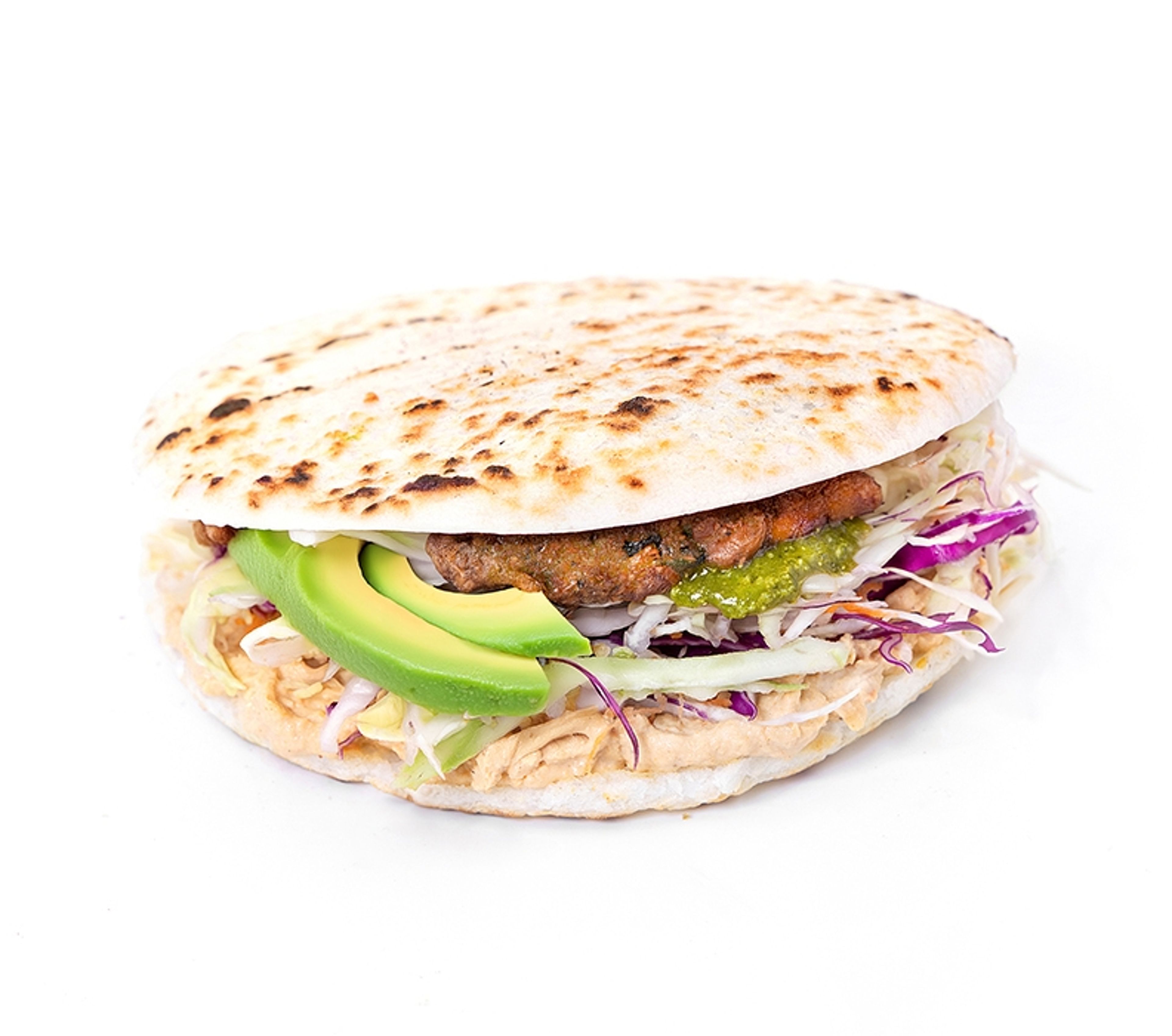 Mediterranean Arepa.