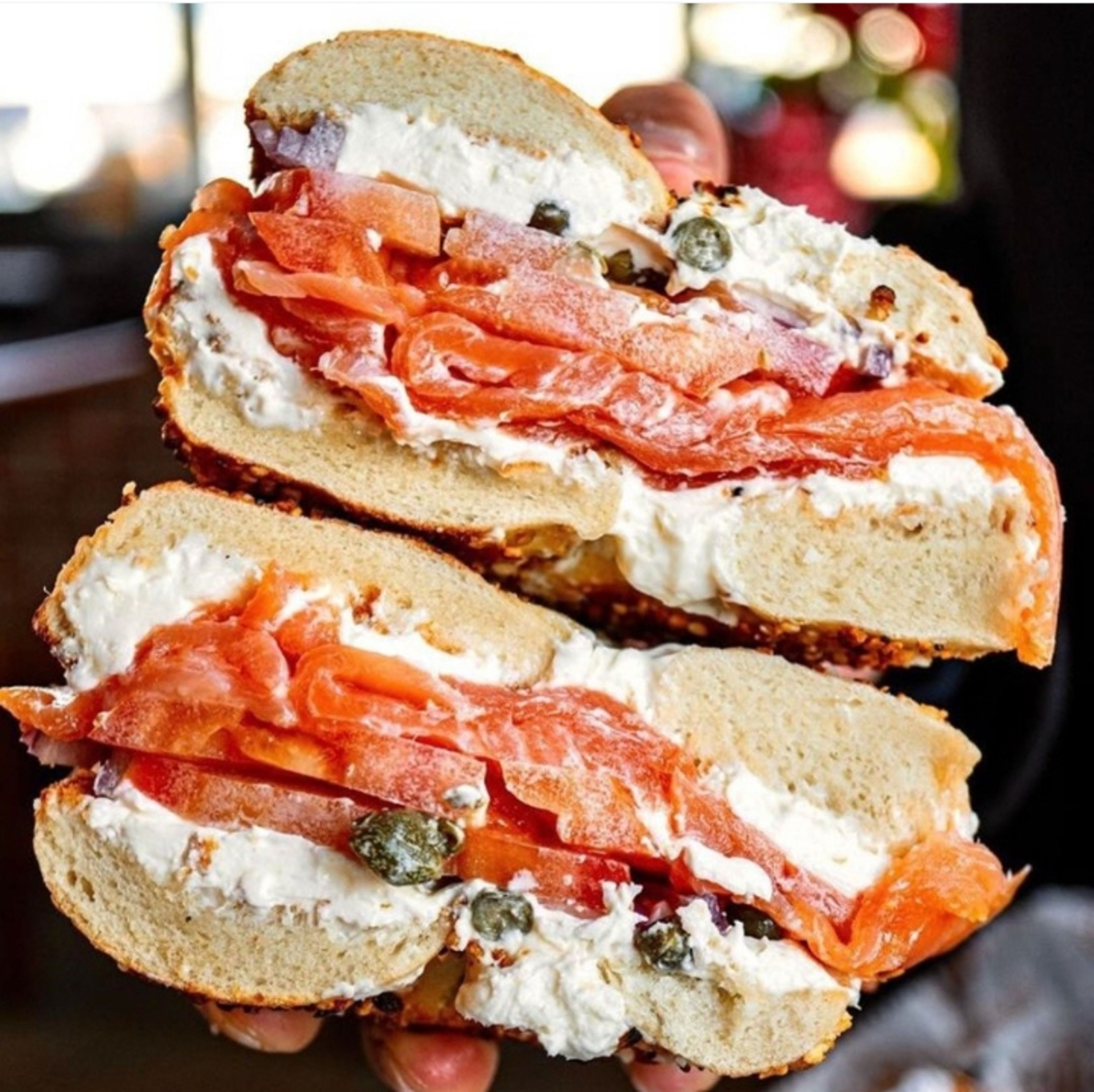 The Classic Nova Lox Sandwich.