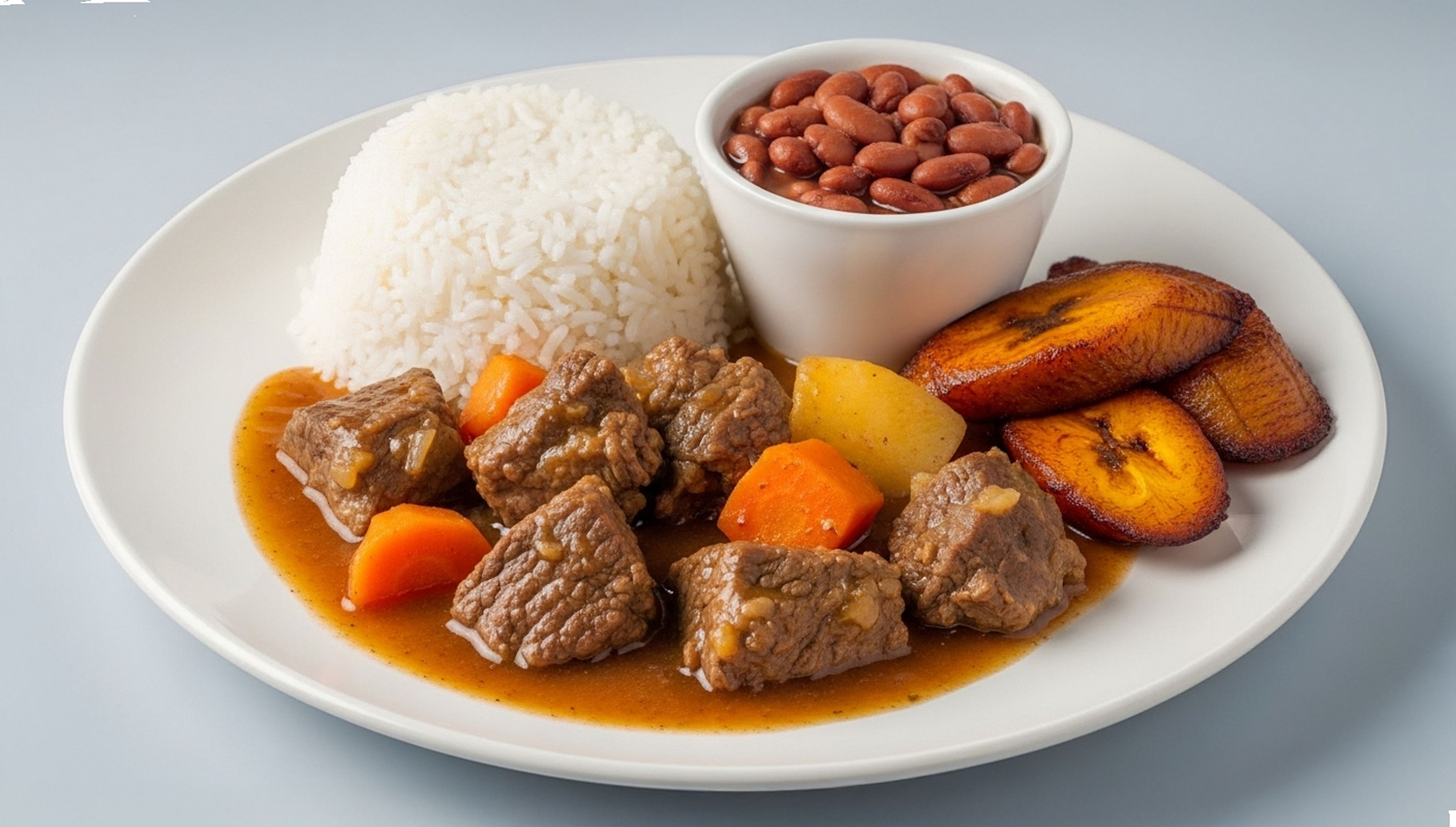 Lunch: Beef Stew- Carne de Res guisada.