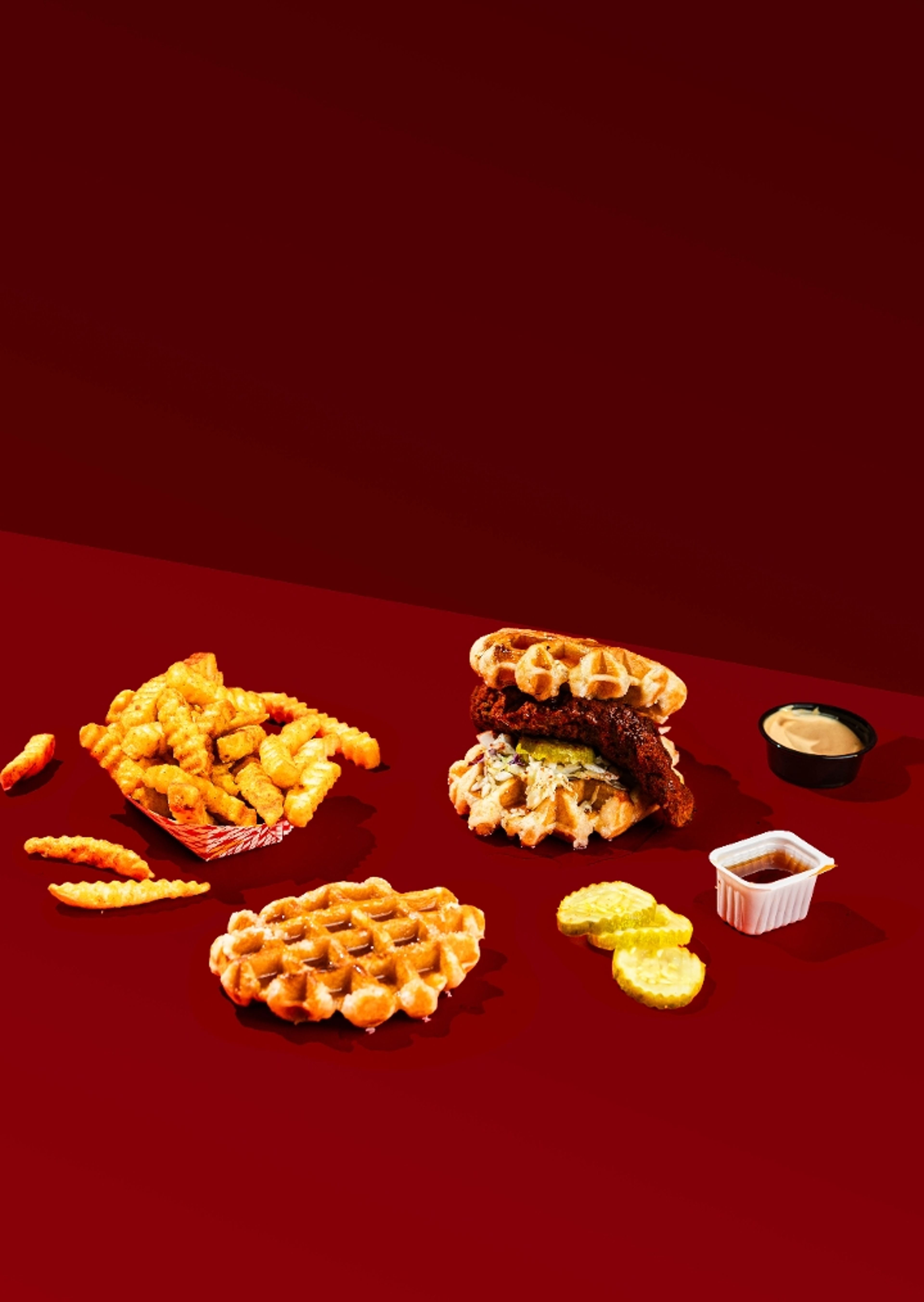 #7 Slappin Waffle Sandwich.