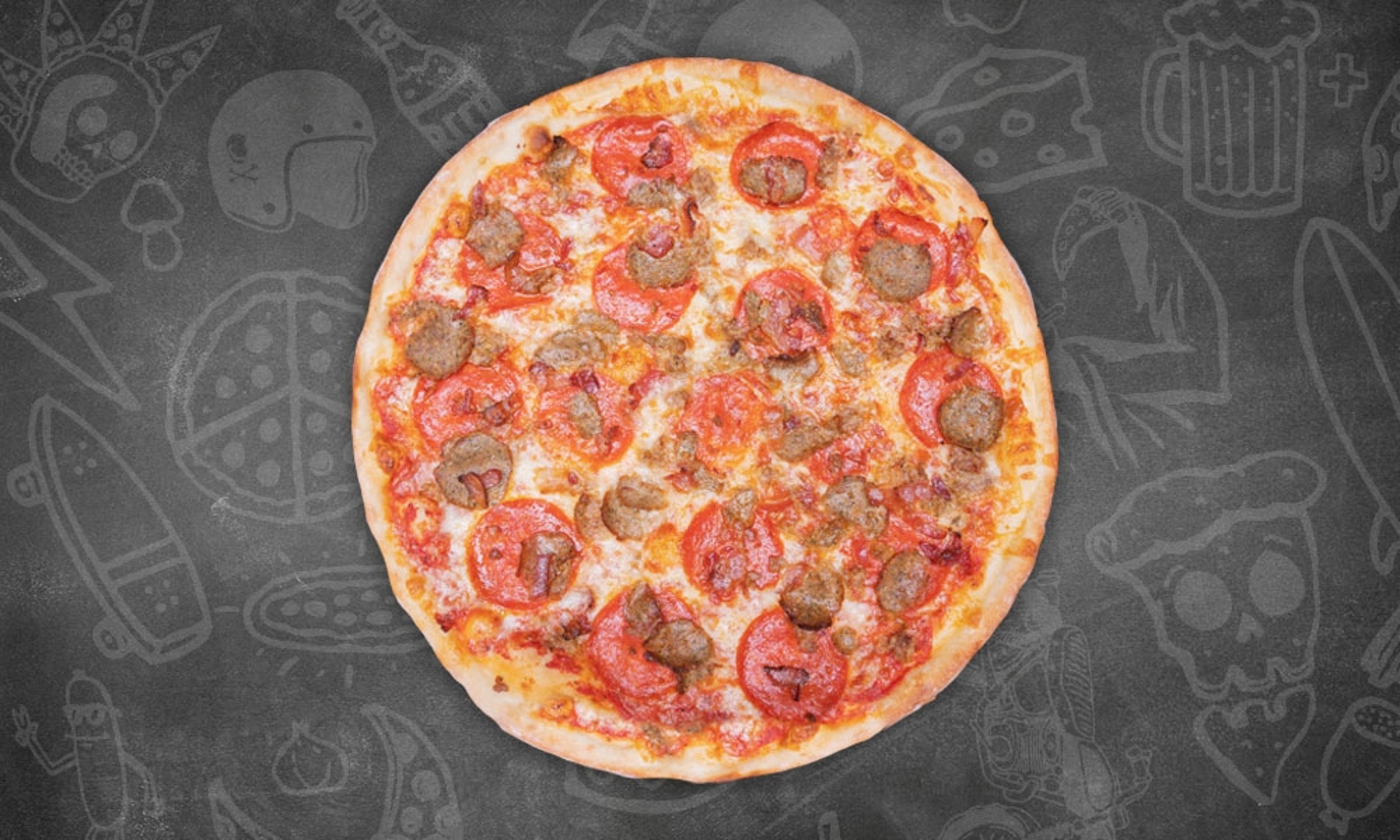 Meat Lovers Whole Pie.