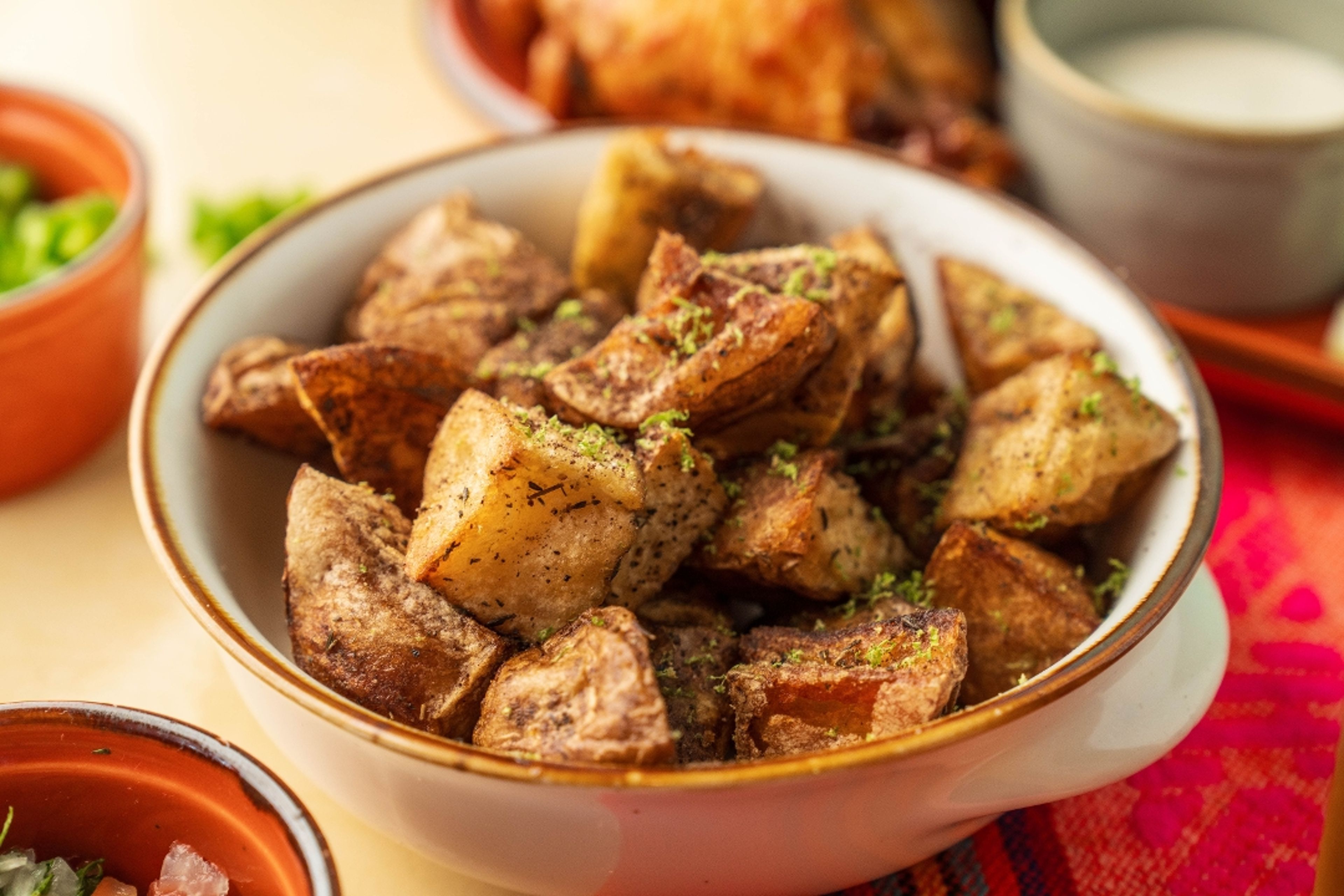 MEXICAN PAPAS TRUFADAS.