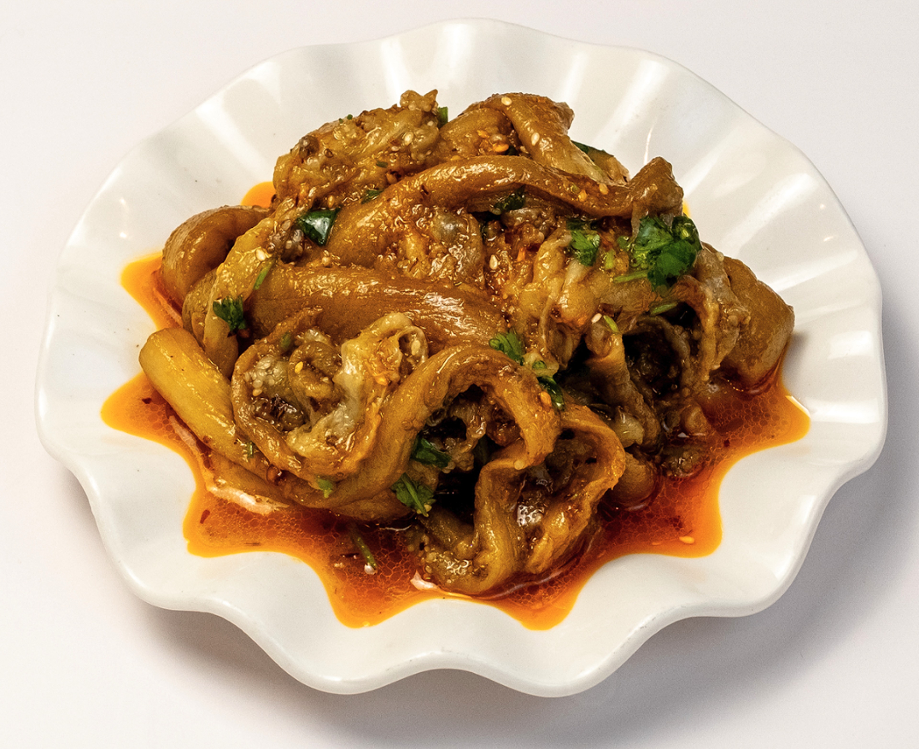 Eggplant With Mashed Garlic 蒜蓉茄子沙拉.