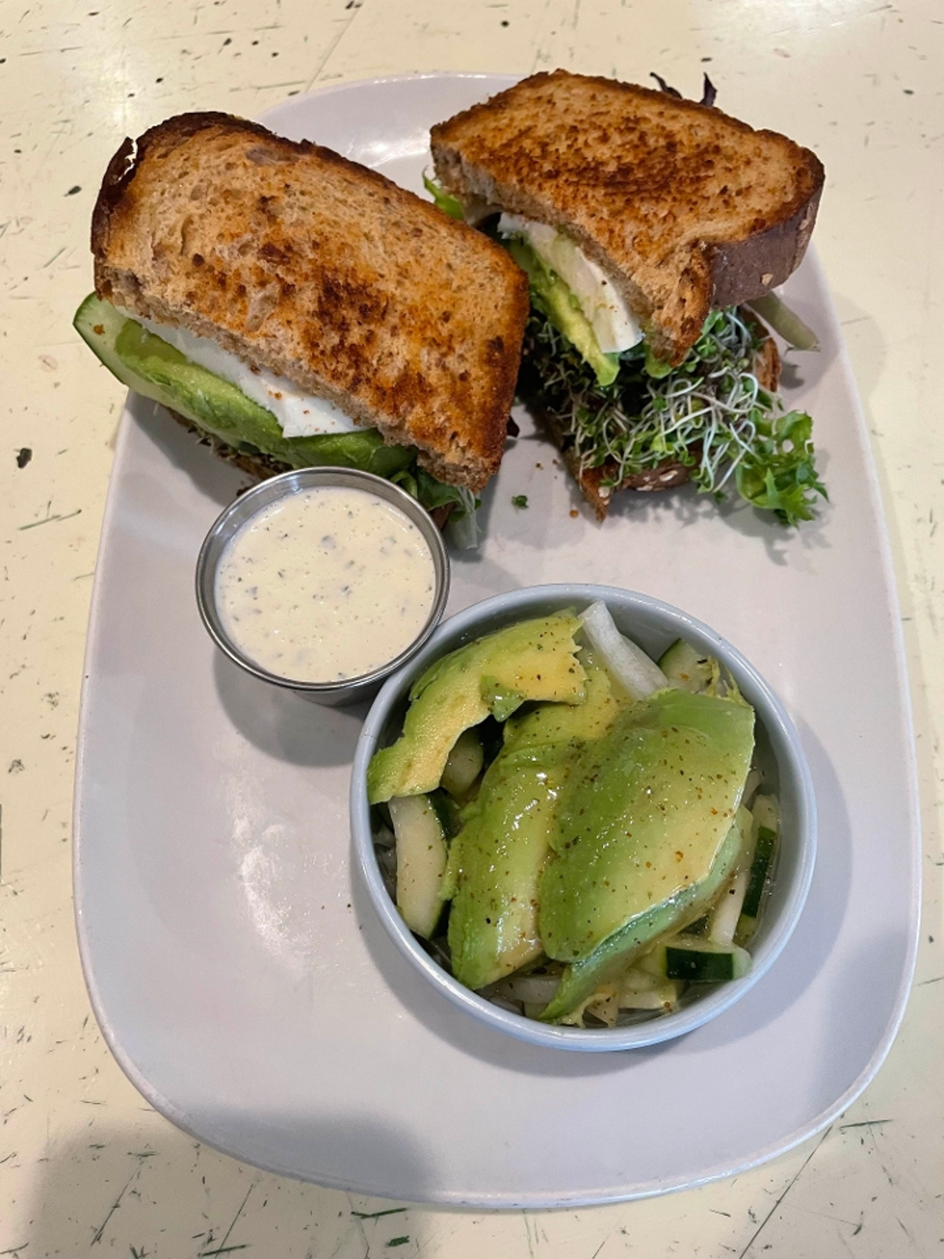 THE MARCO VEGGIE SANDWICH.