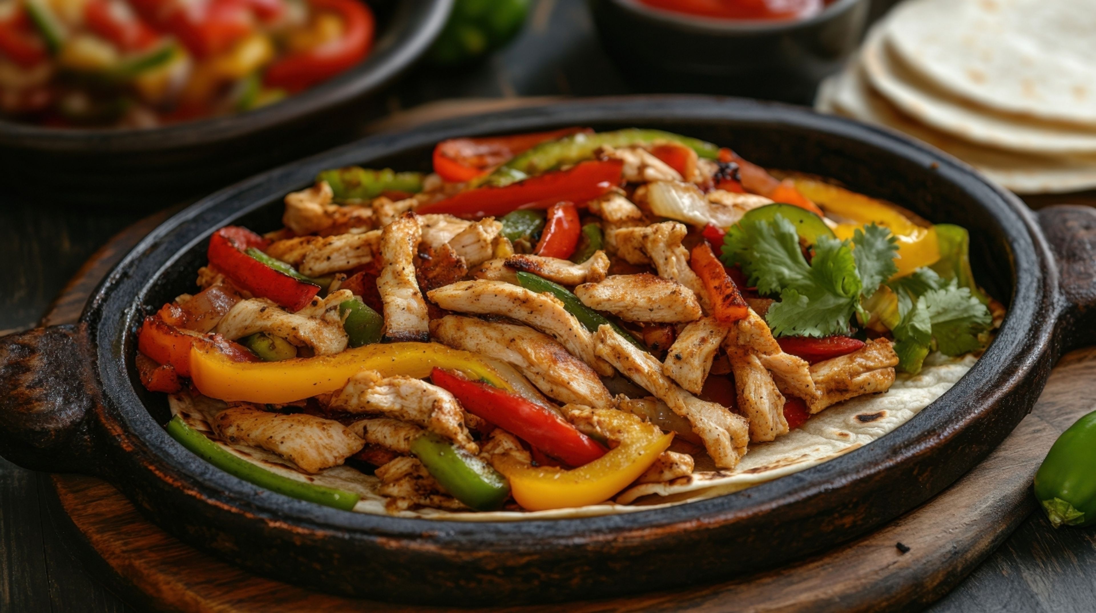 Chicken Fajitas.