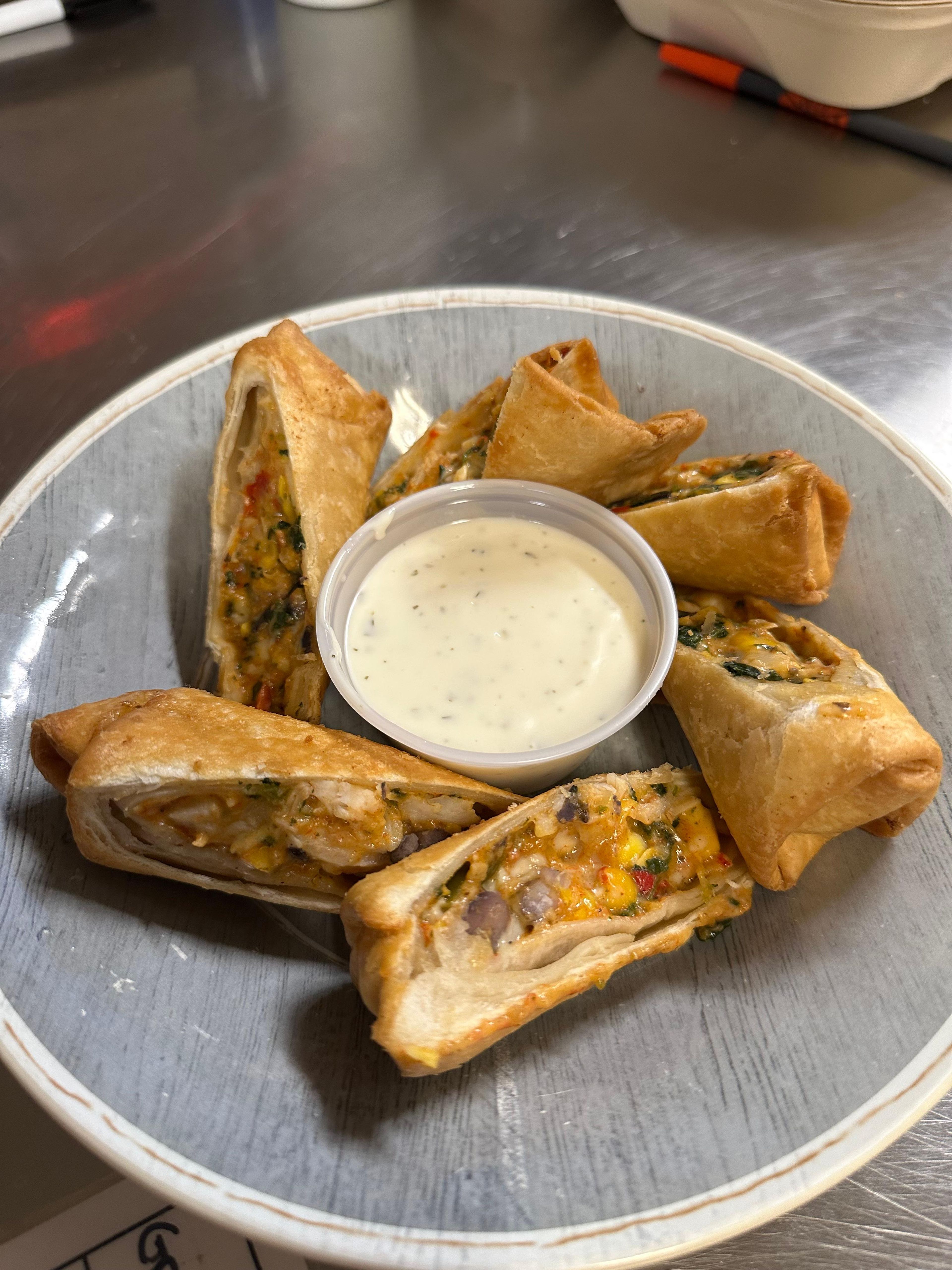South West Chicken Egg Rolls.