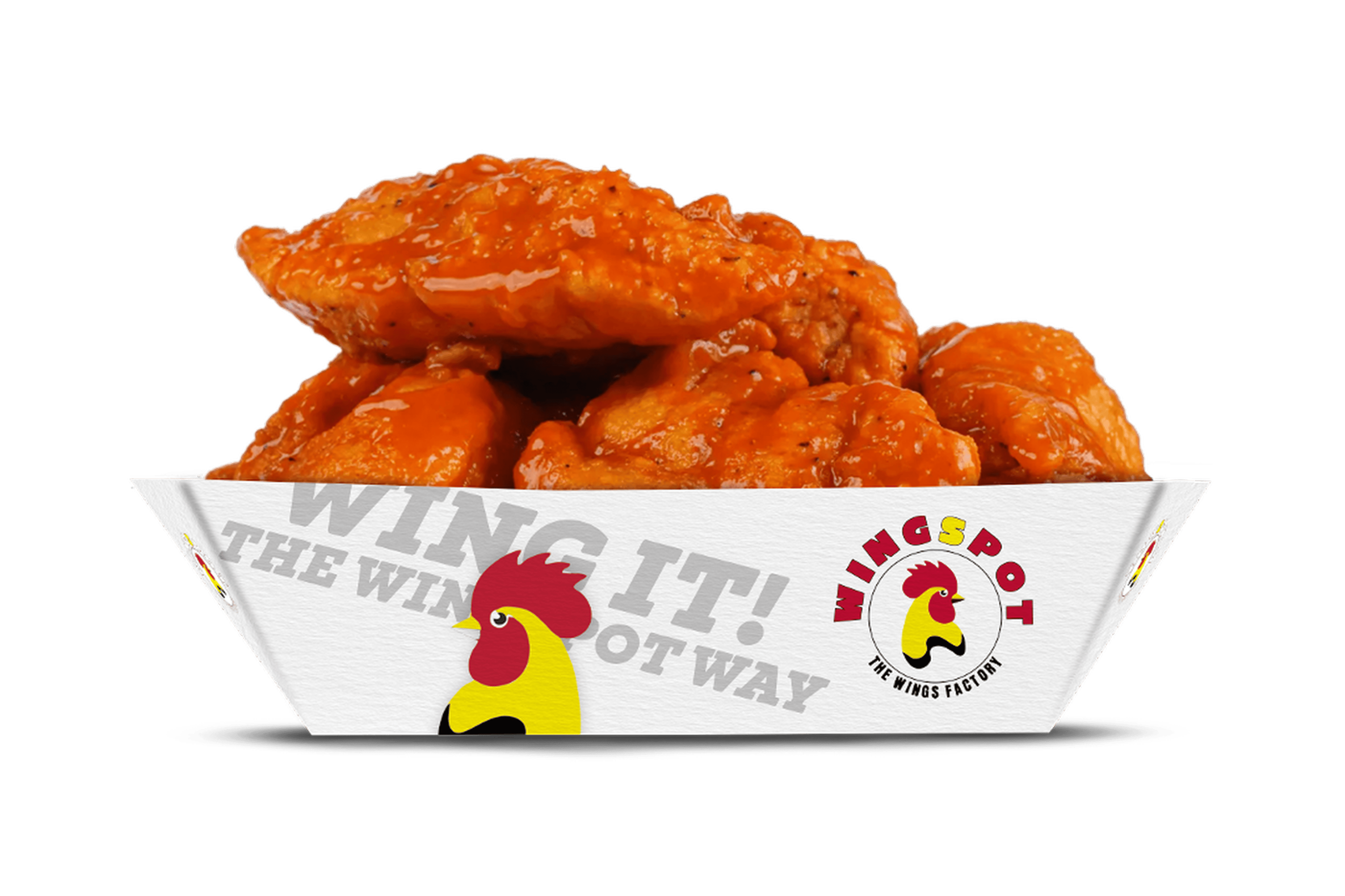 3 Pc Boneless Wings.