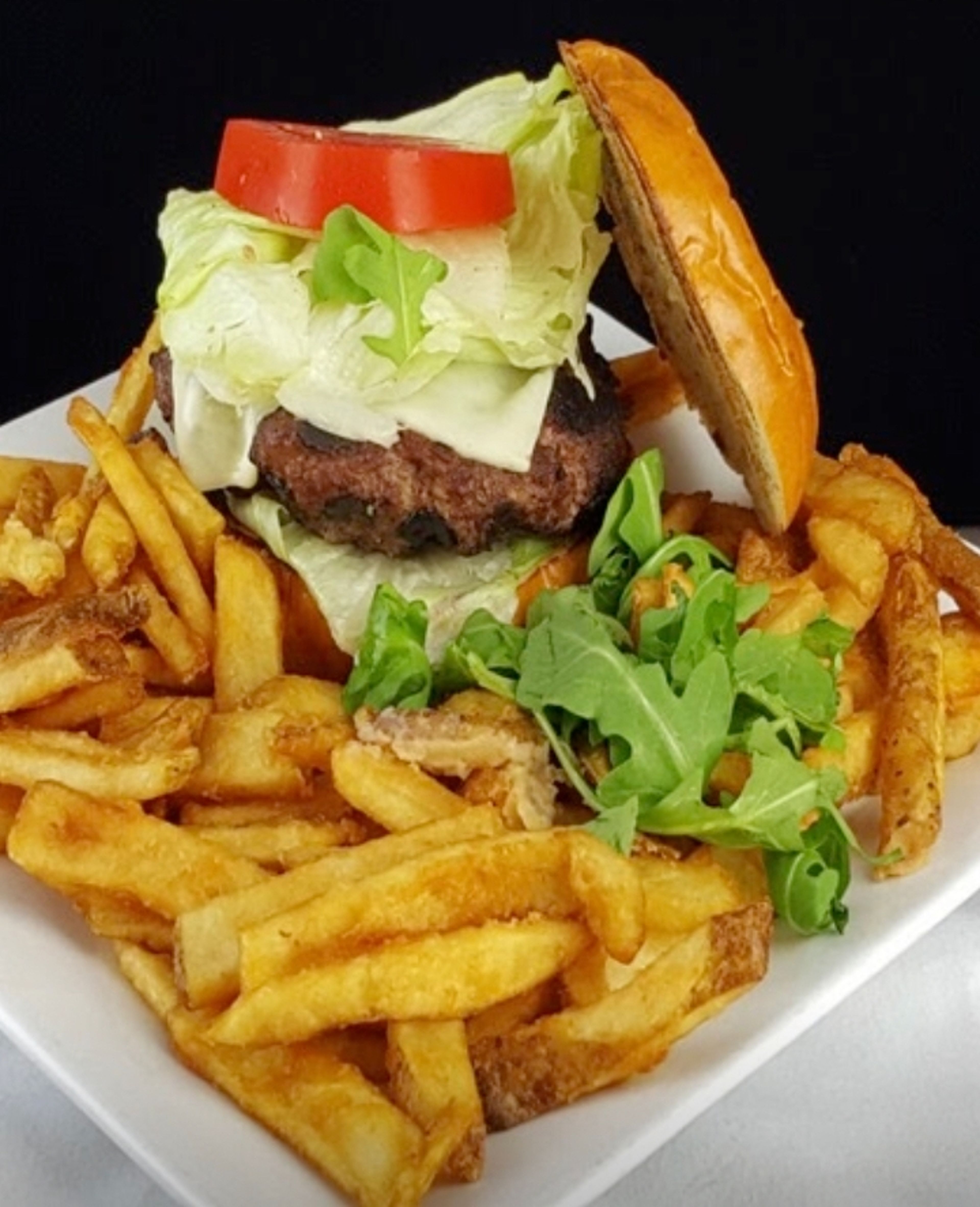 Waterfront Classic Burger.