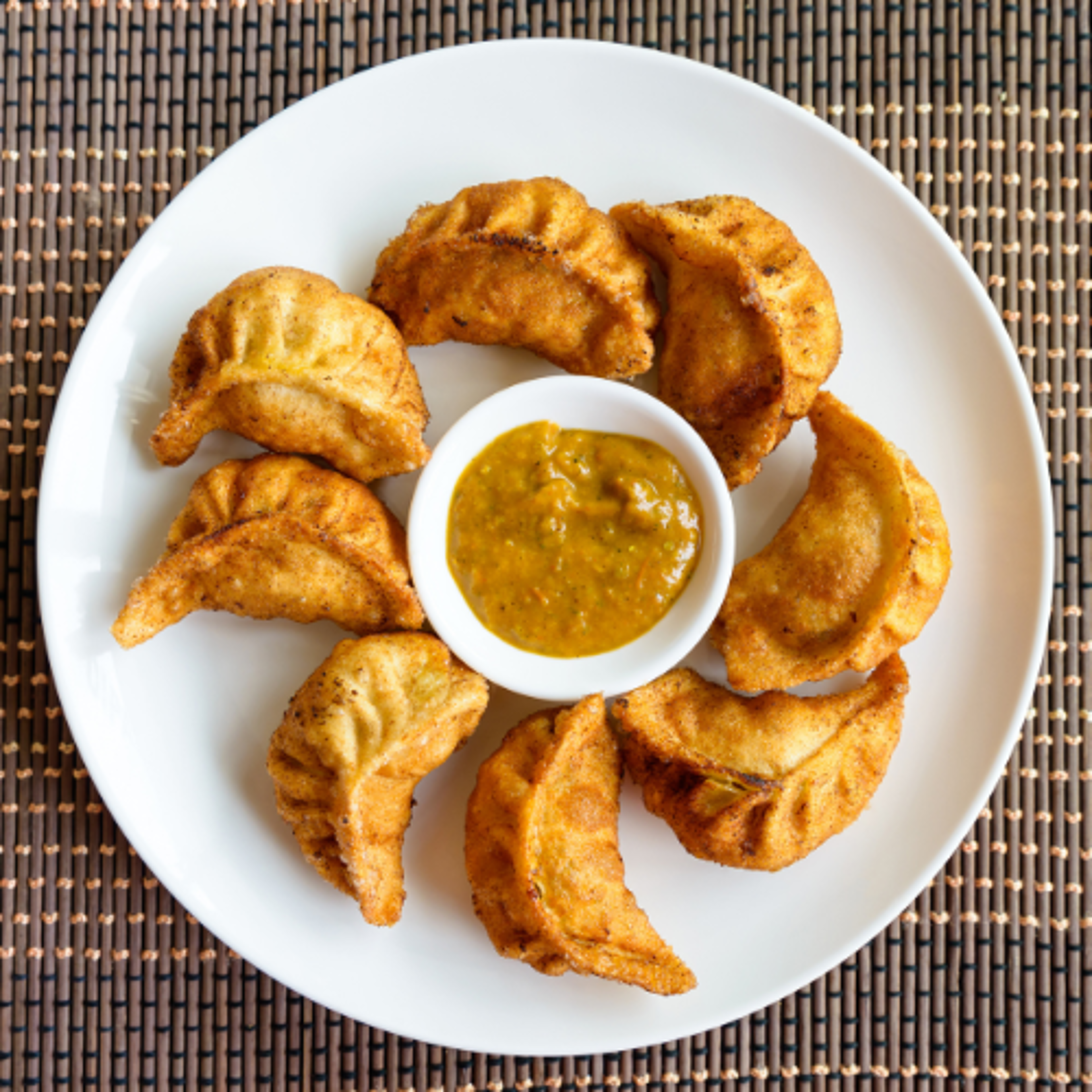 Peri-Peri (Chicken) Momos.