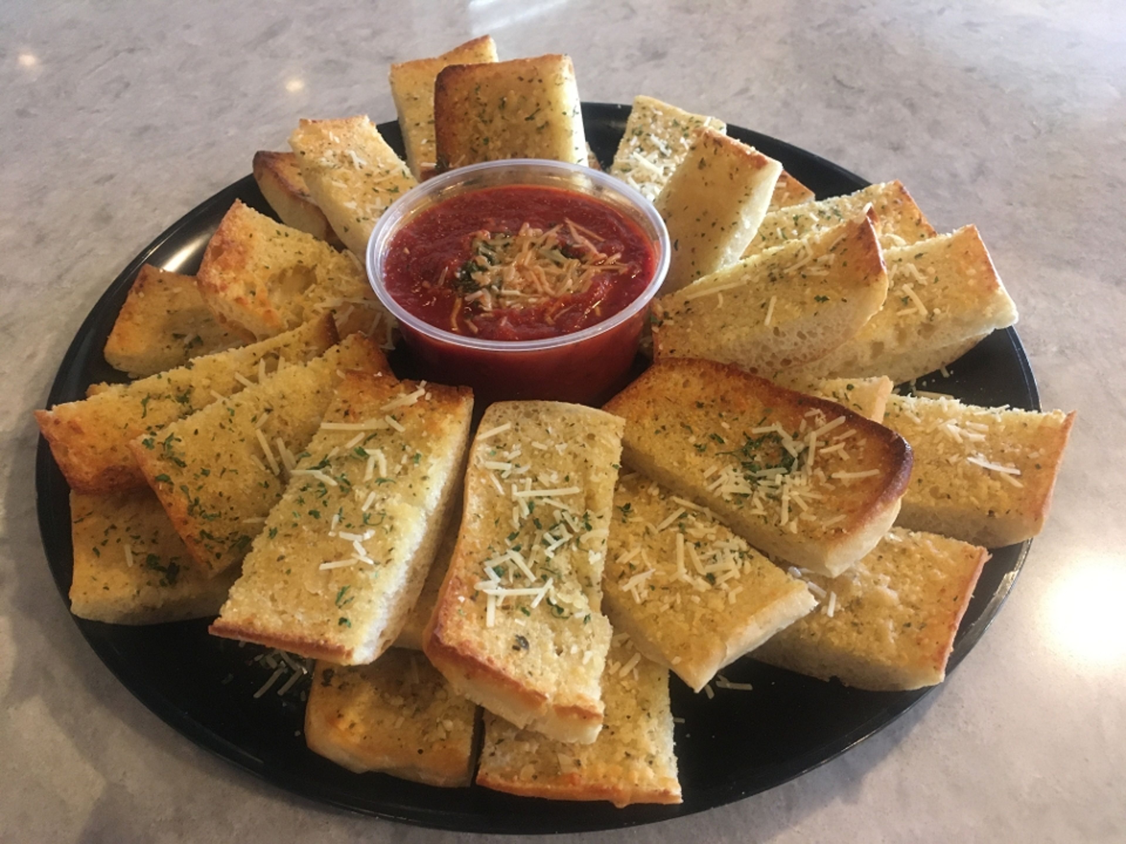Cheese Garlic Bread Catering Tray.