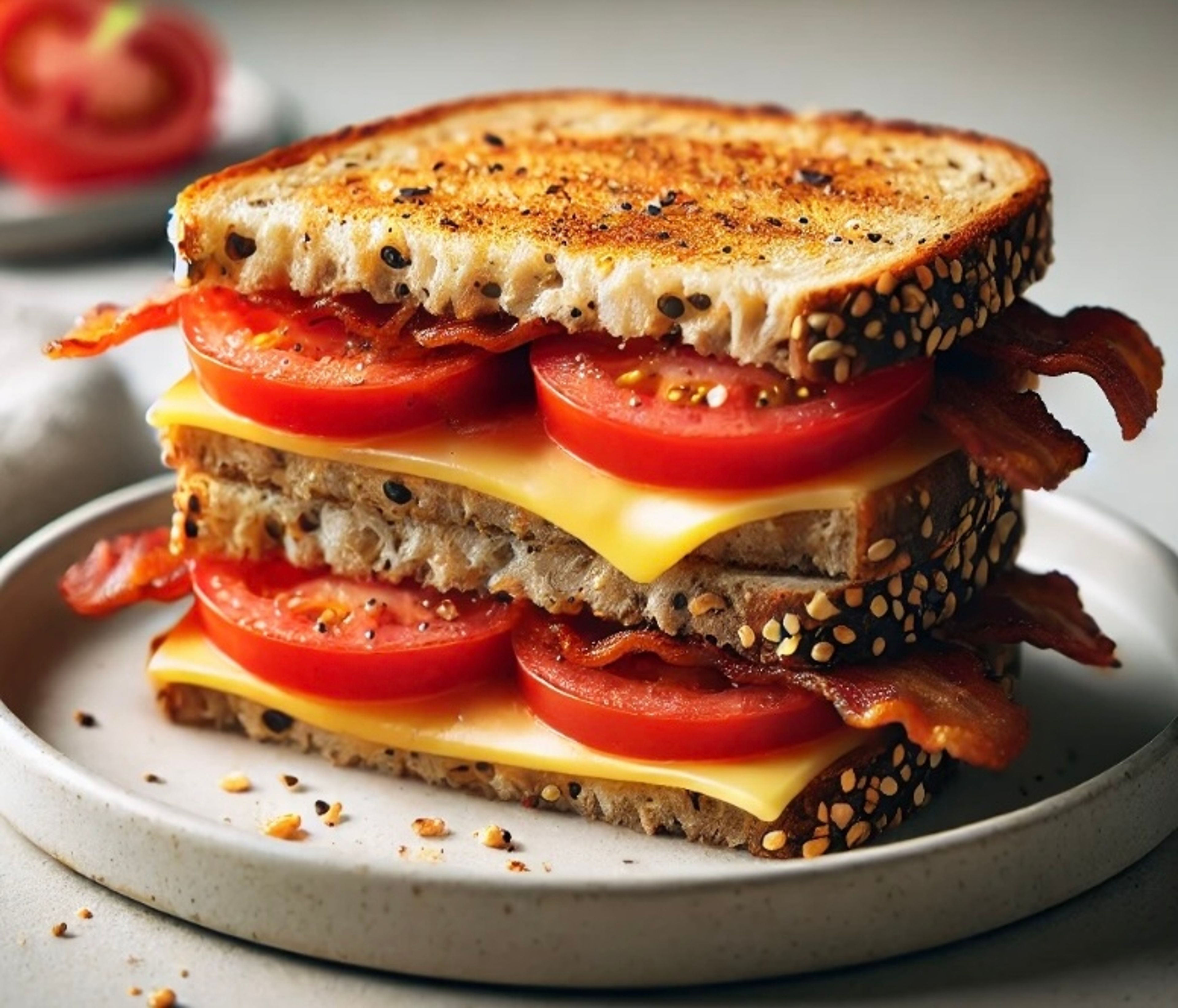 Bacon Tomato Grilled Cheese Grilled Cheese.