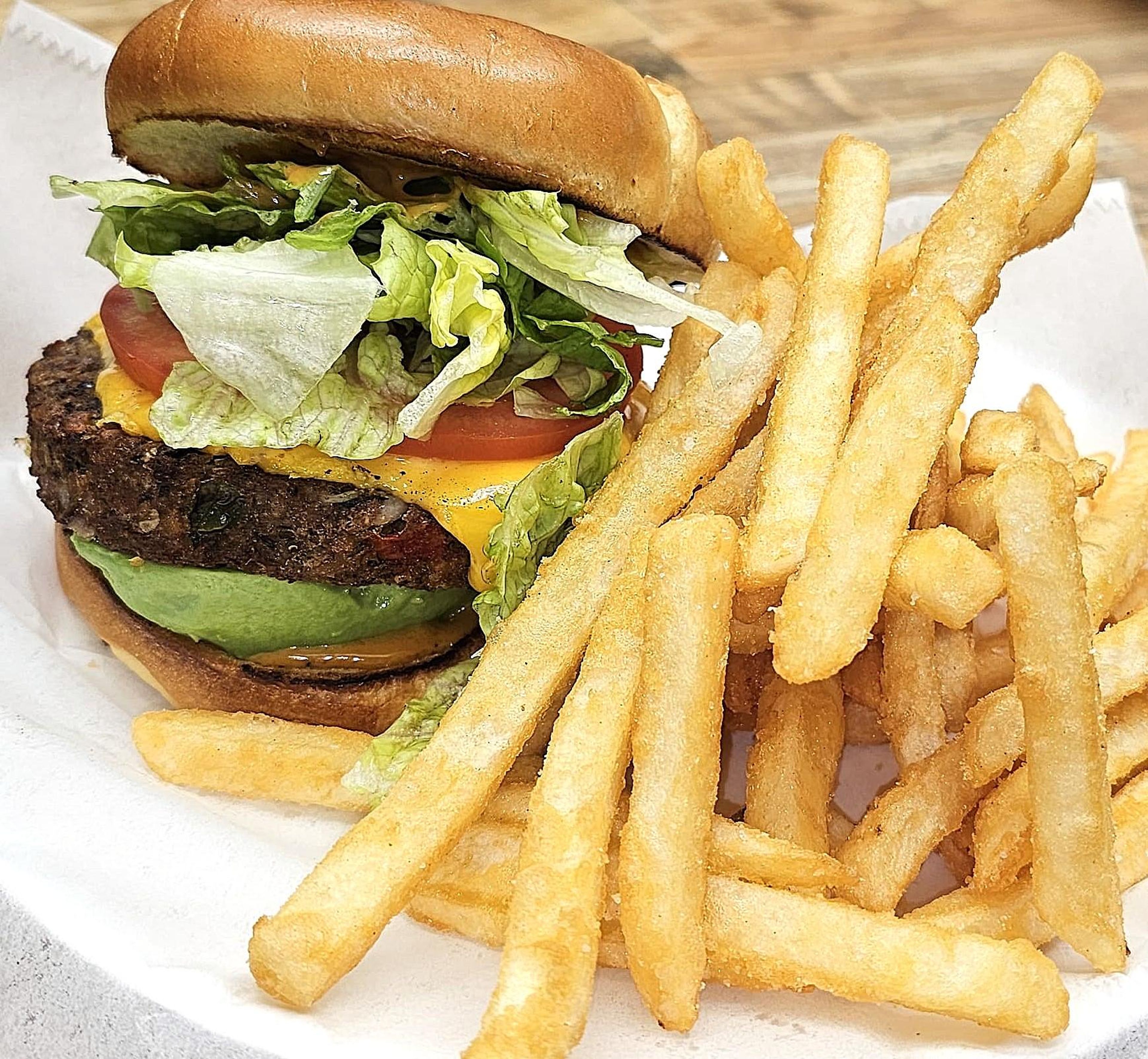 Green Ladder Veggie Burger.
