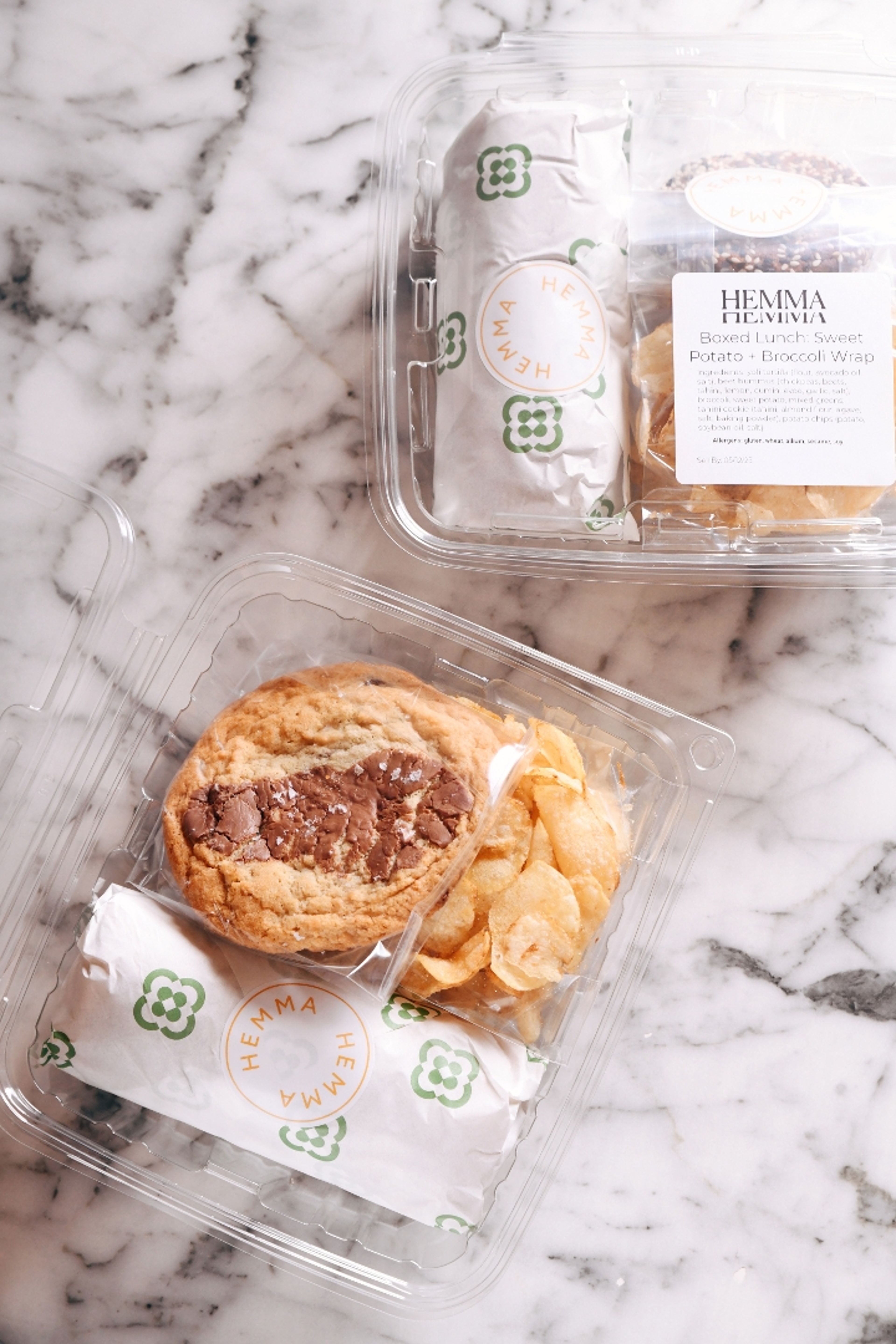 Boxed Lunch: Pickle Chicken Bacon Ranch Wrap.