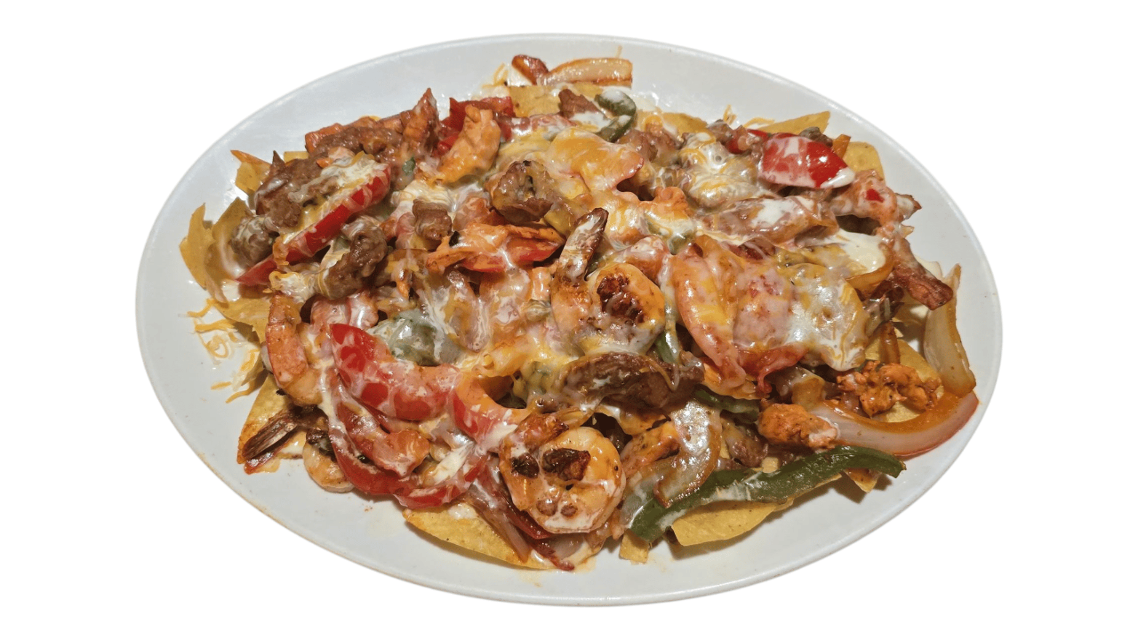 Fajita Nachos Texanos.