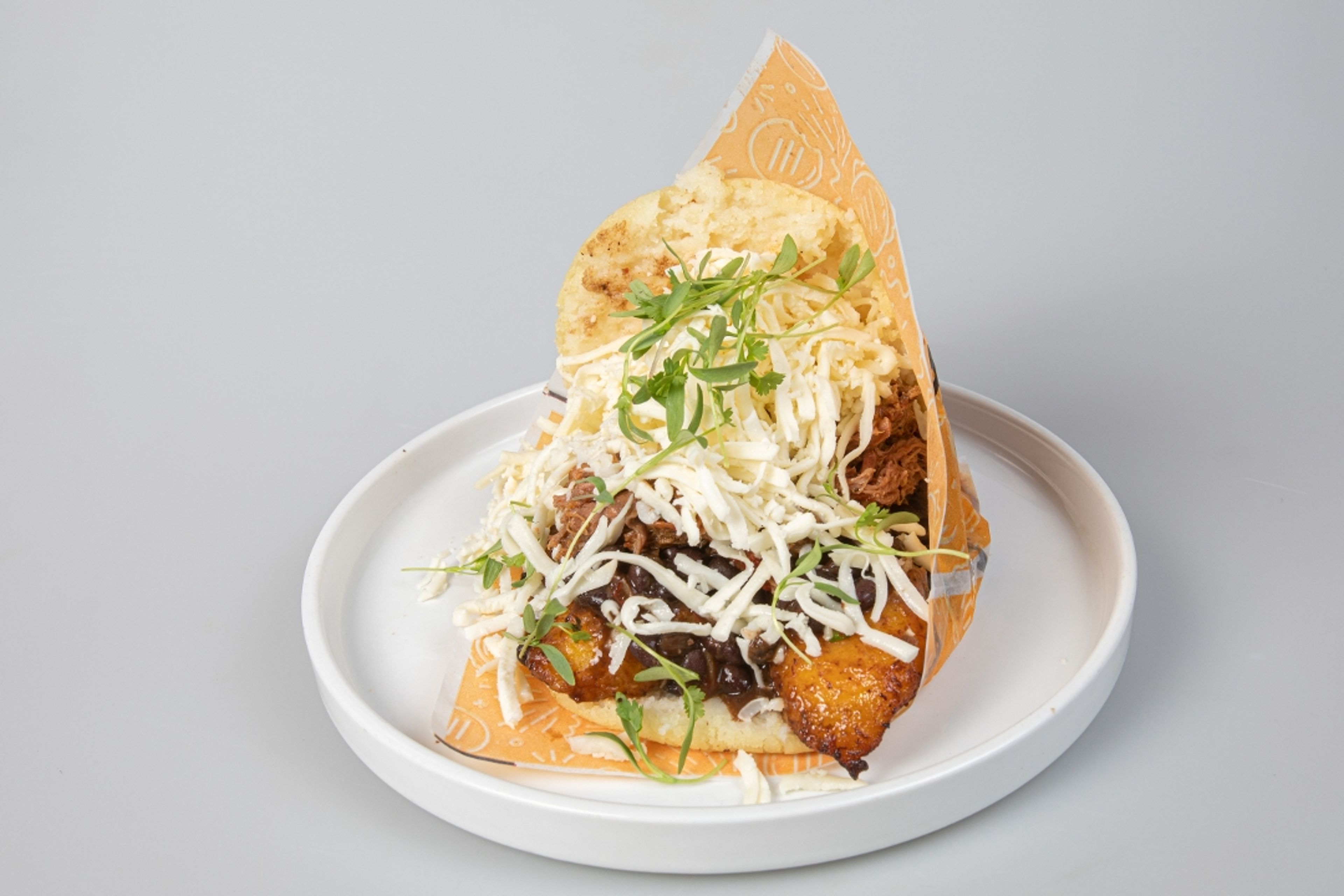 Arepa Pabellon Criollo.