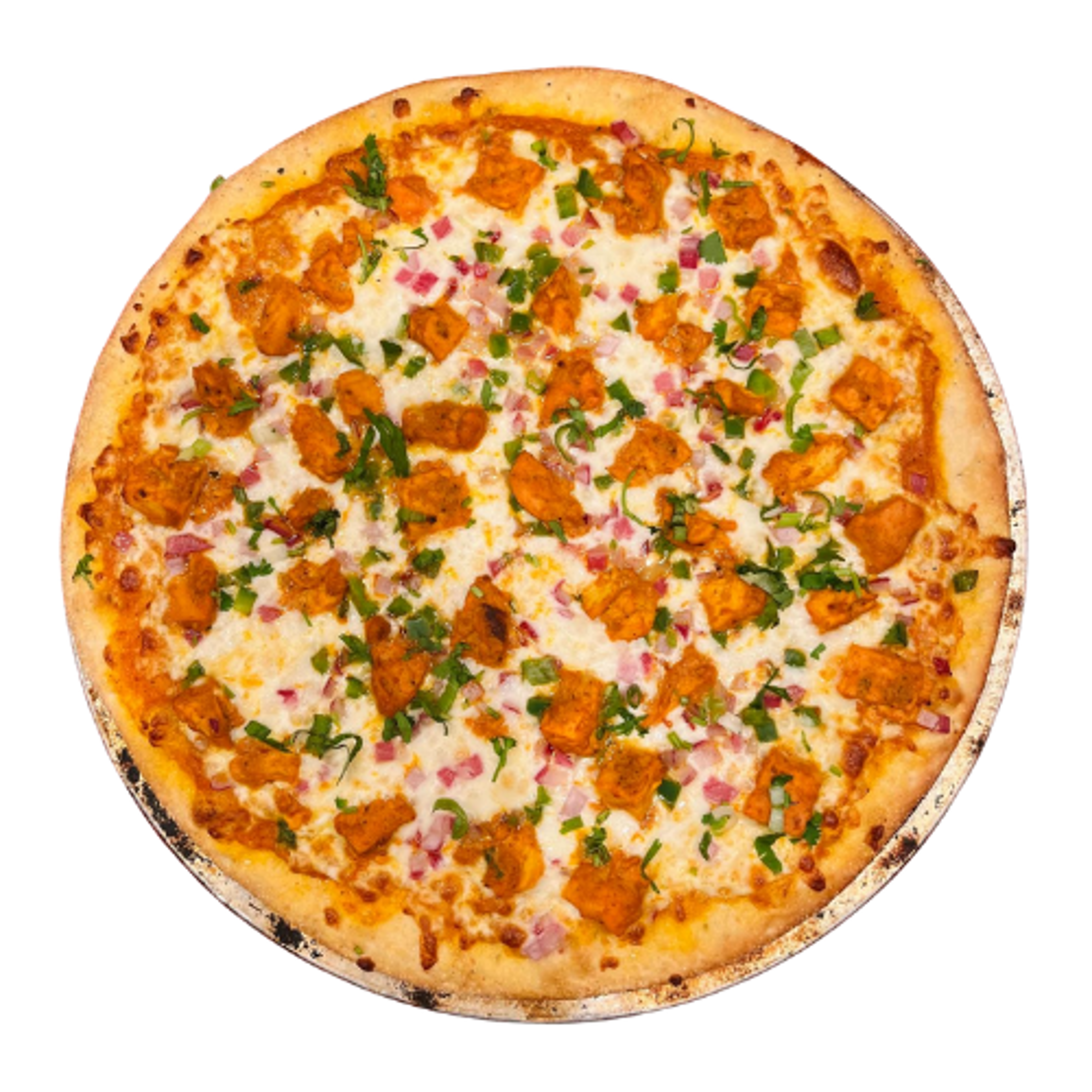 Chicken Tikka Pizza.