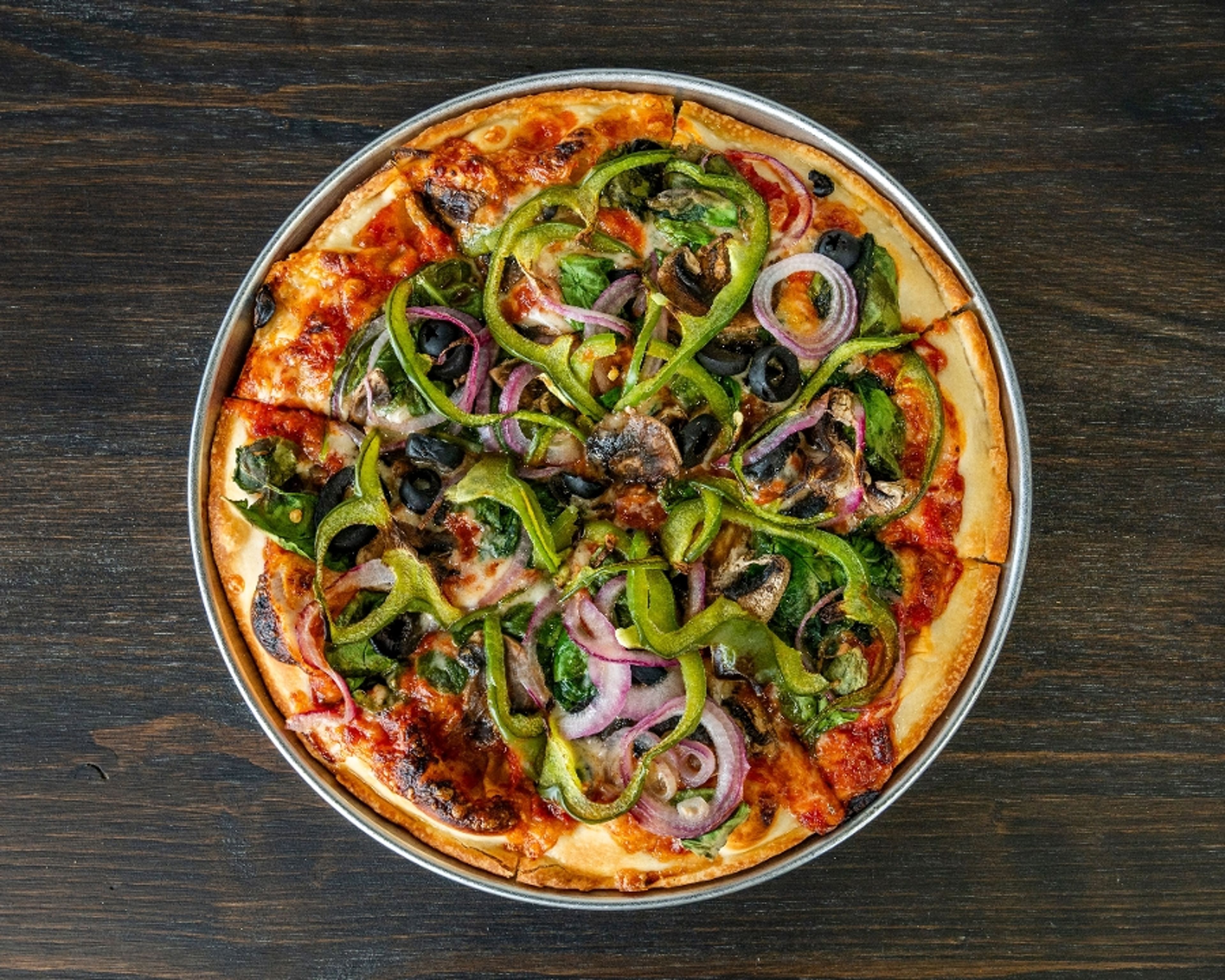 14 inch Vegetarian Pizza.