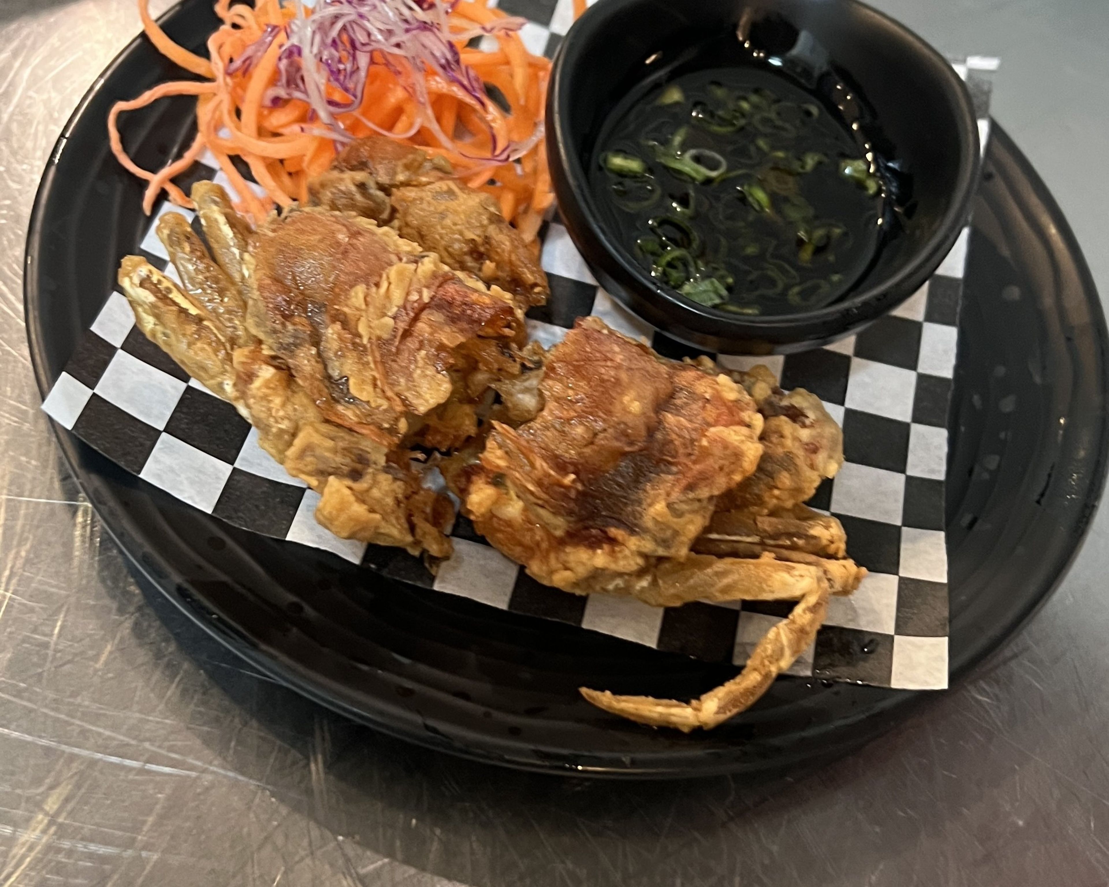 Soft shell crab tempura.
