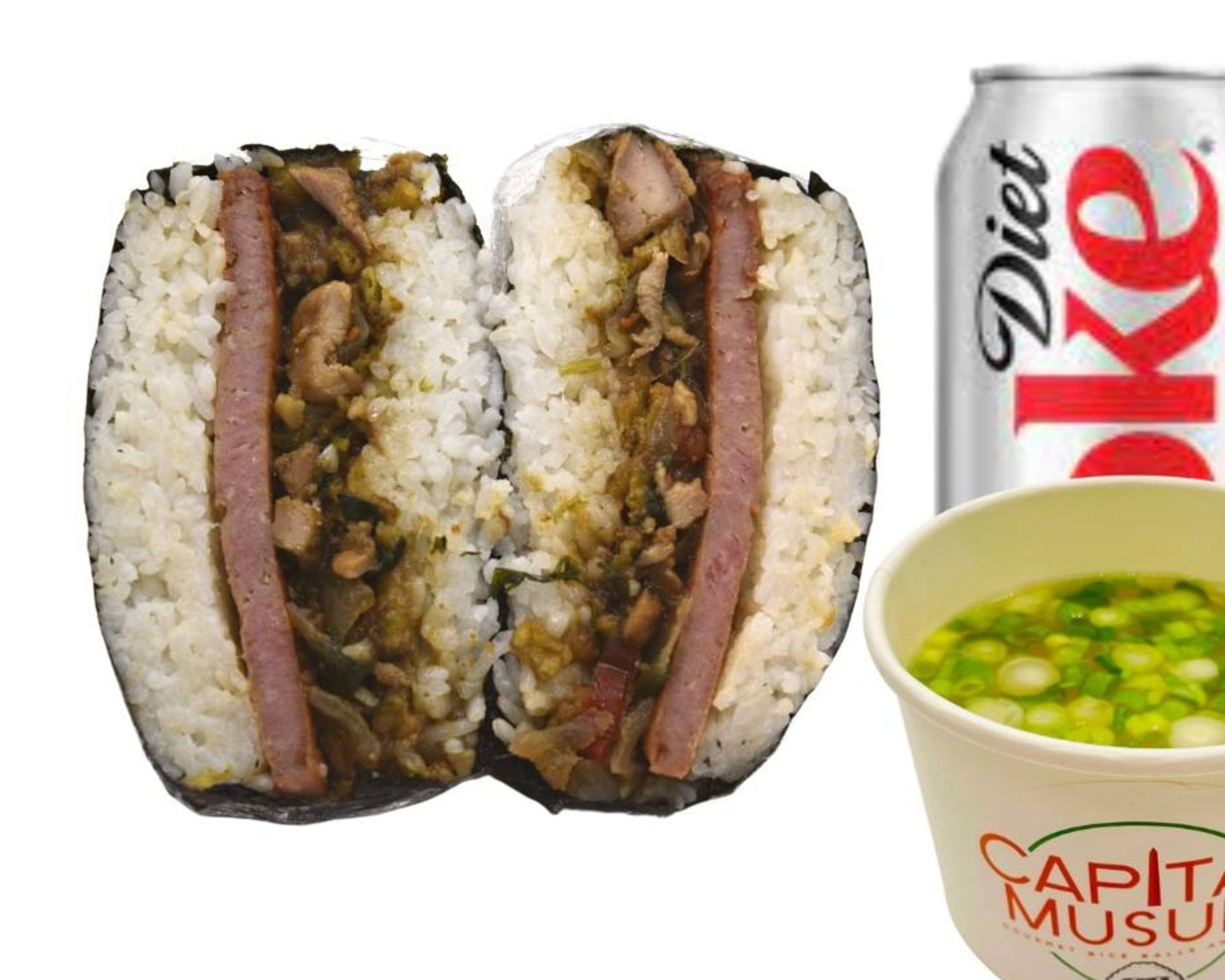 COMBO - Teriyaki Chicken Musubi.