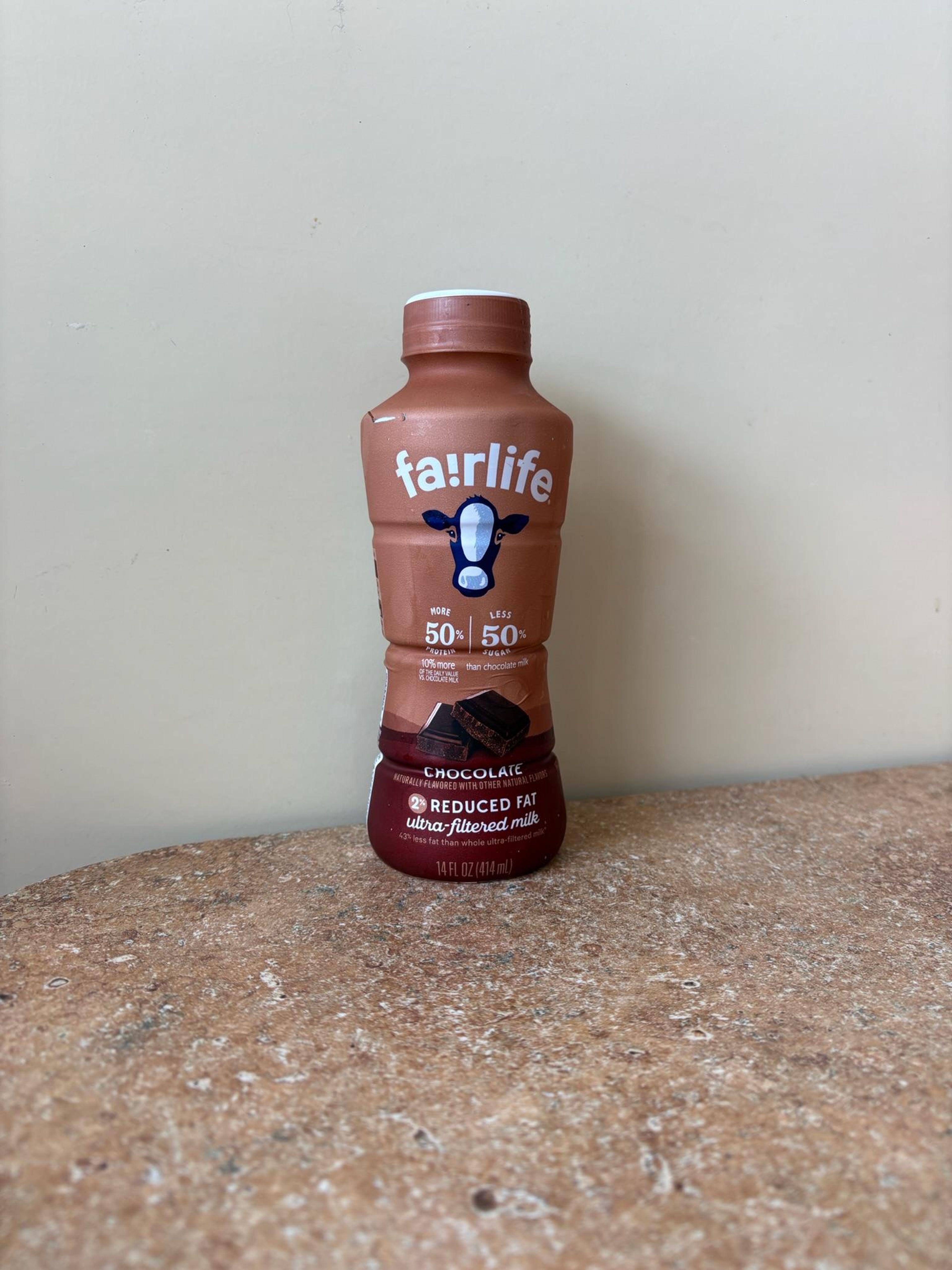 Fairlife Chocolate 2% Ultrafiltered Milk.