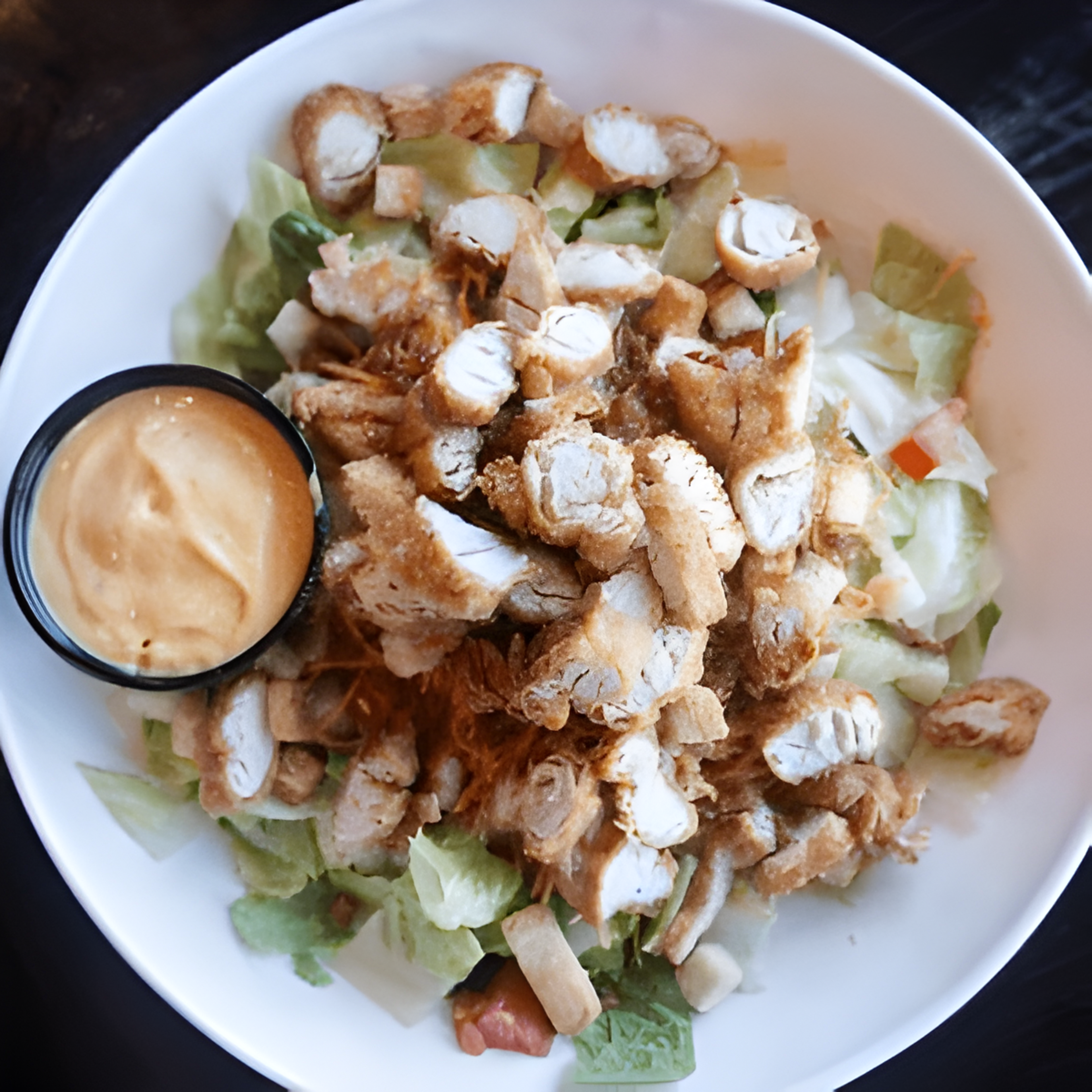 Chicken Tender Salad.