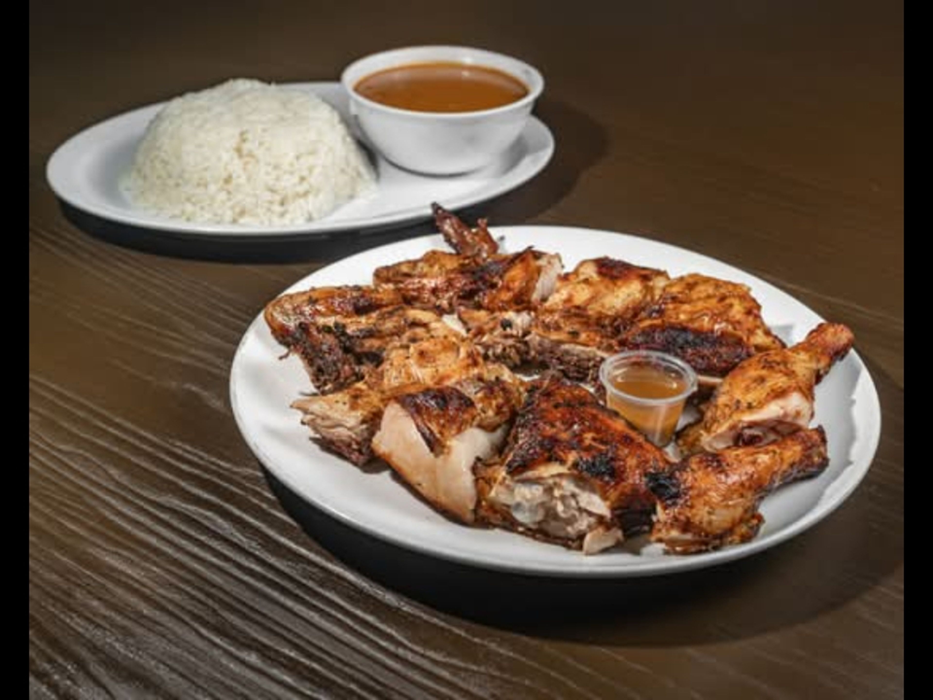 #3 1 1/2 chicken / 1 sides.