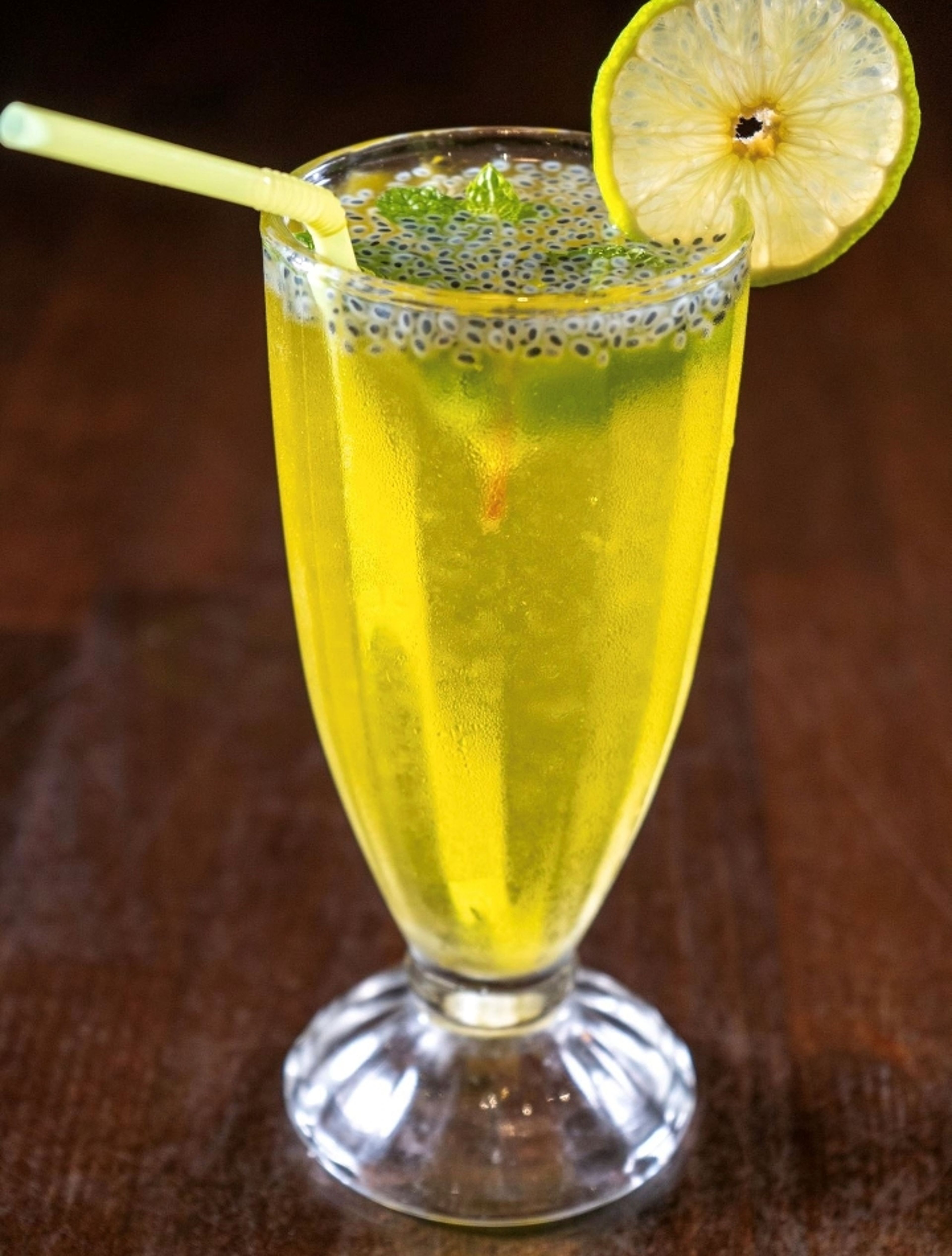 Nannari Sarbath with Lime Soda.