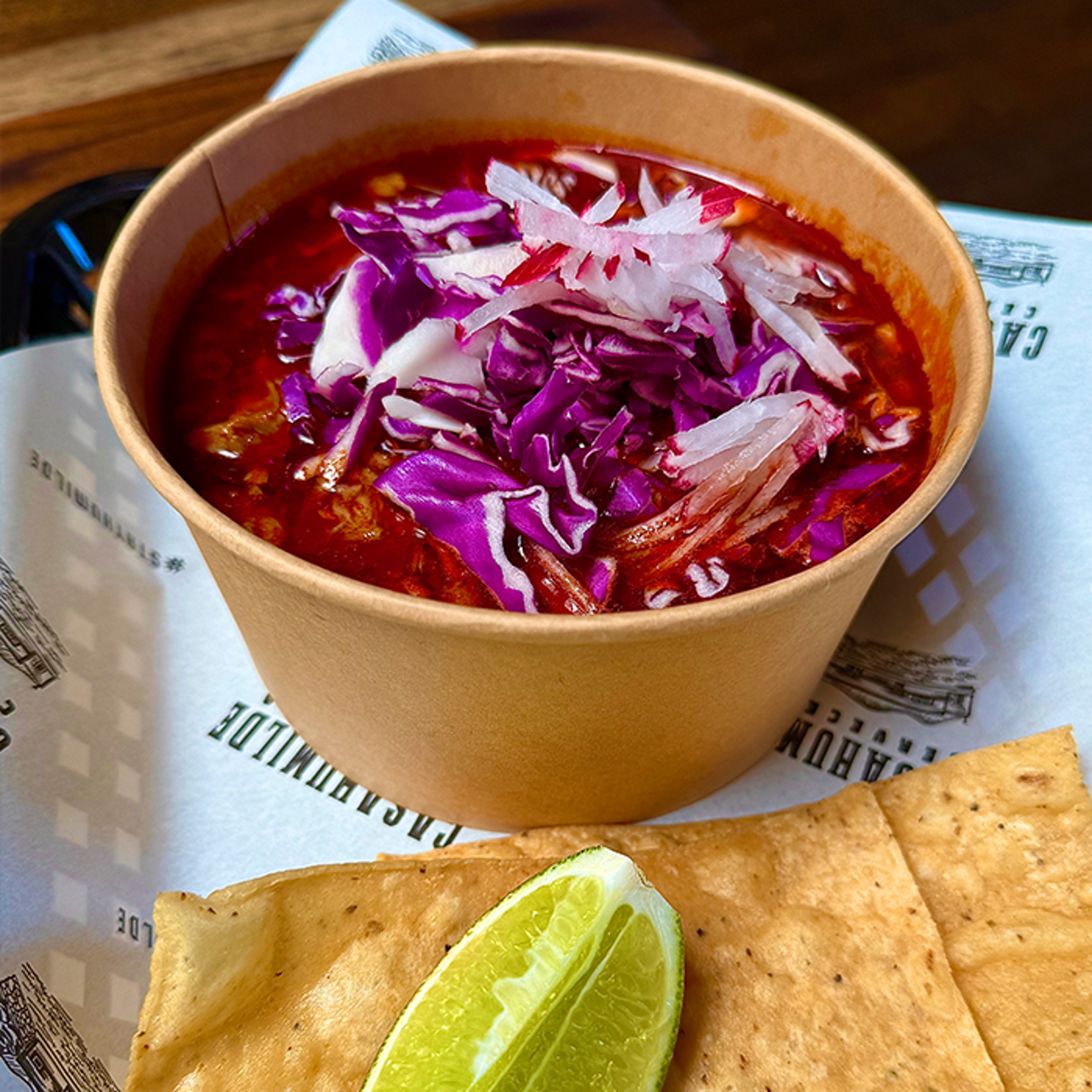 Pozole Rojo (Pork).
