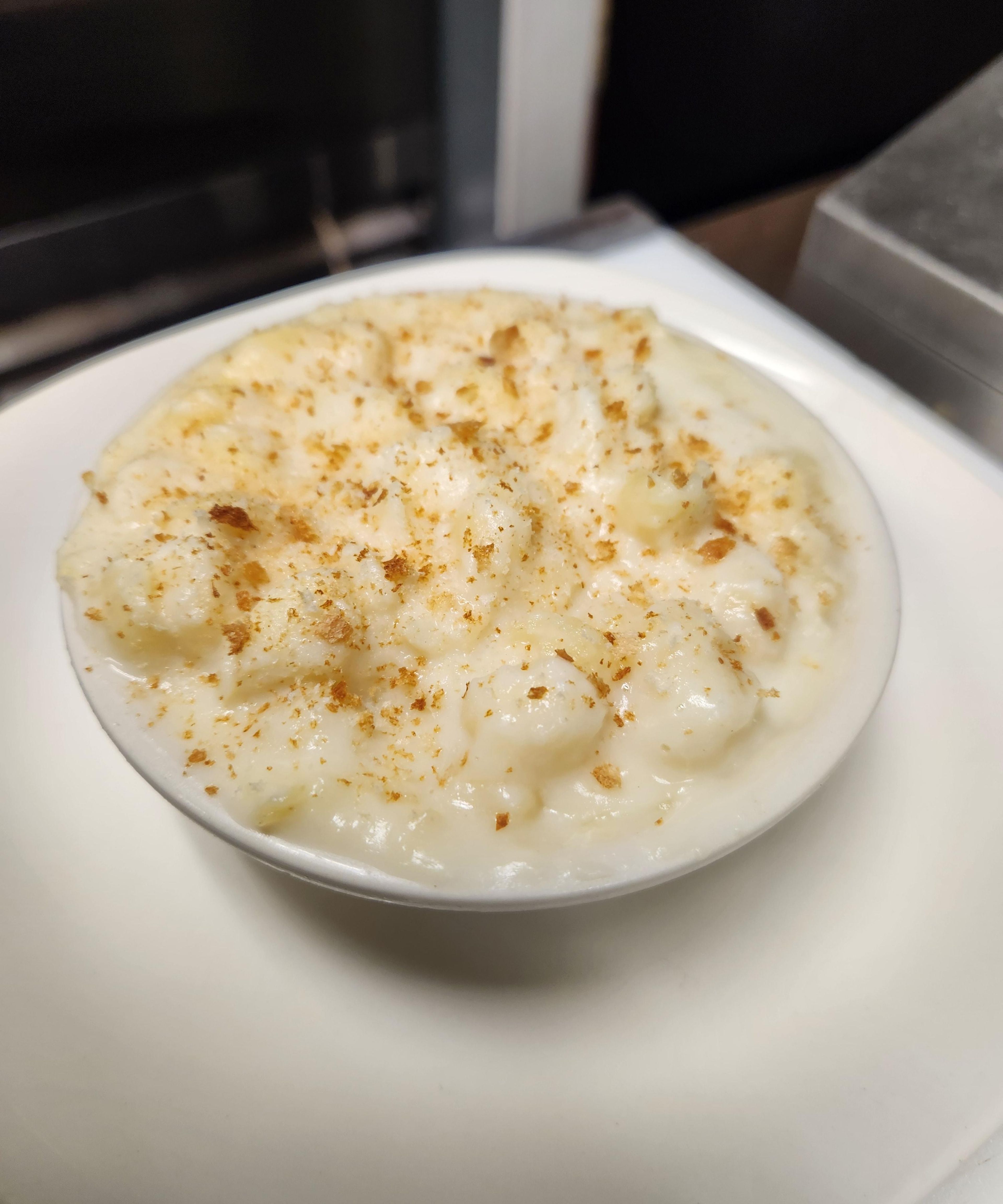 White Cheddar Mac and Cheese.