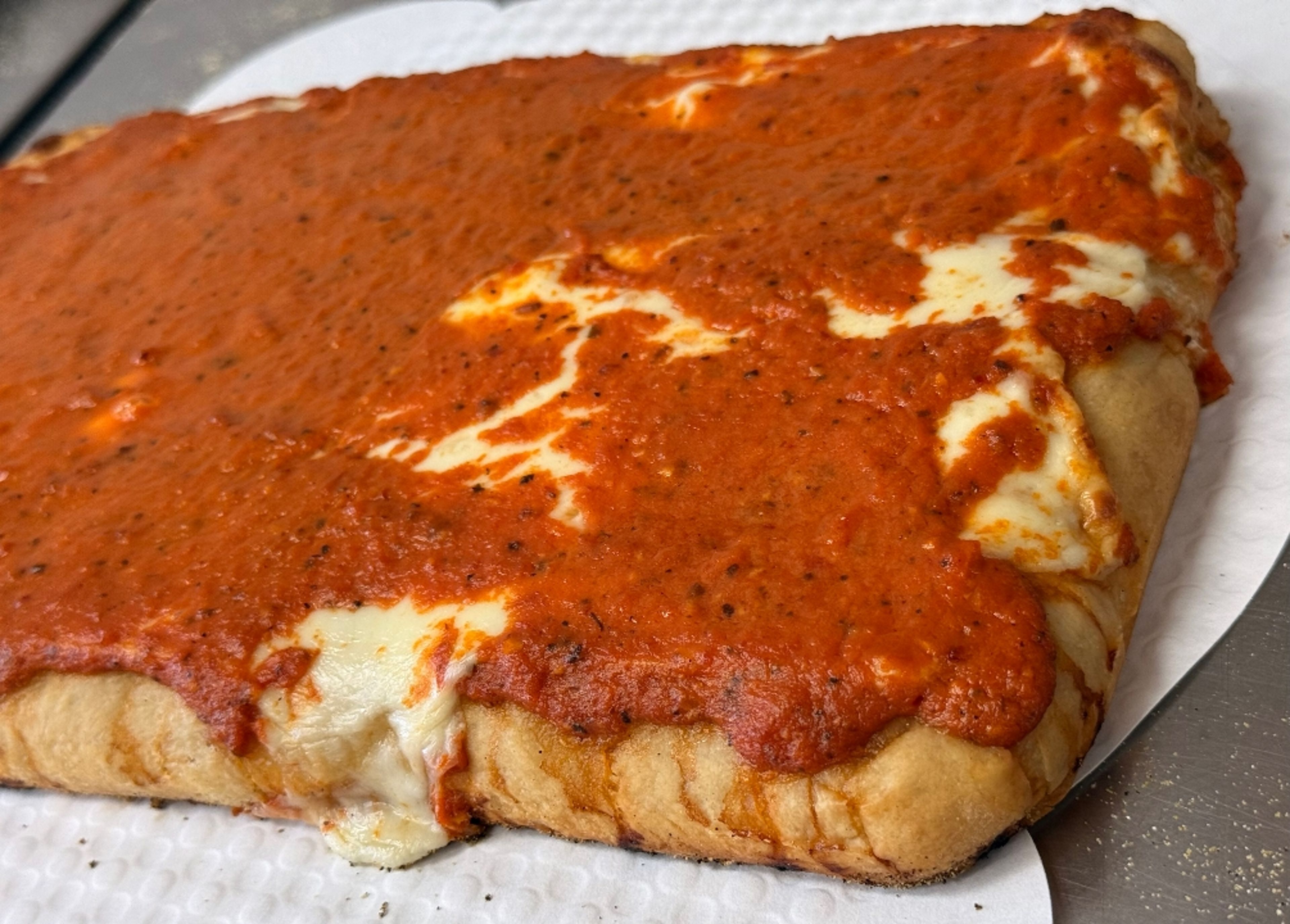 DRUNKEN GRANDMA - VODKA SICILIAN UPSIDE DOWN PIZZA.