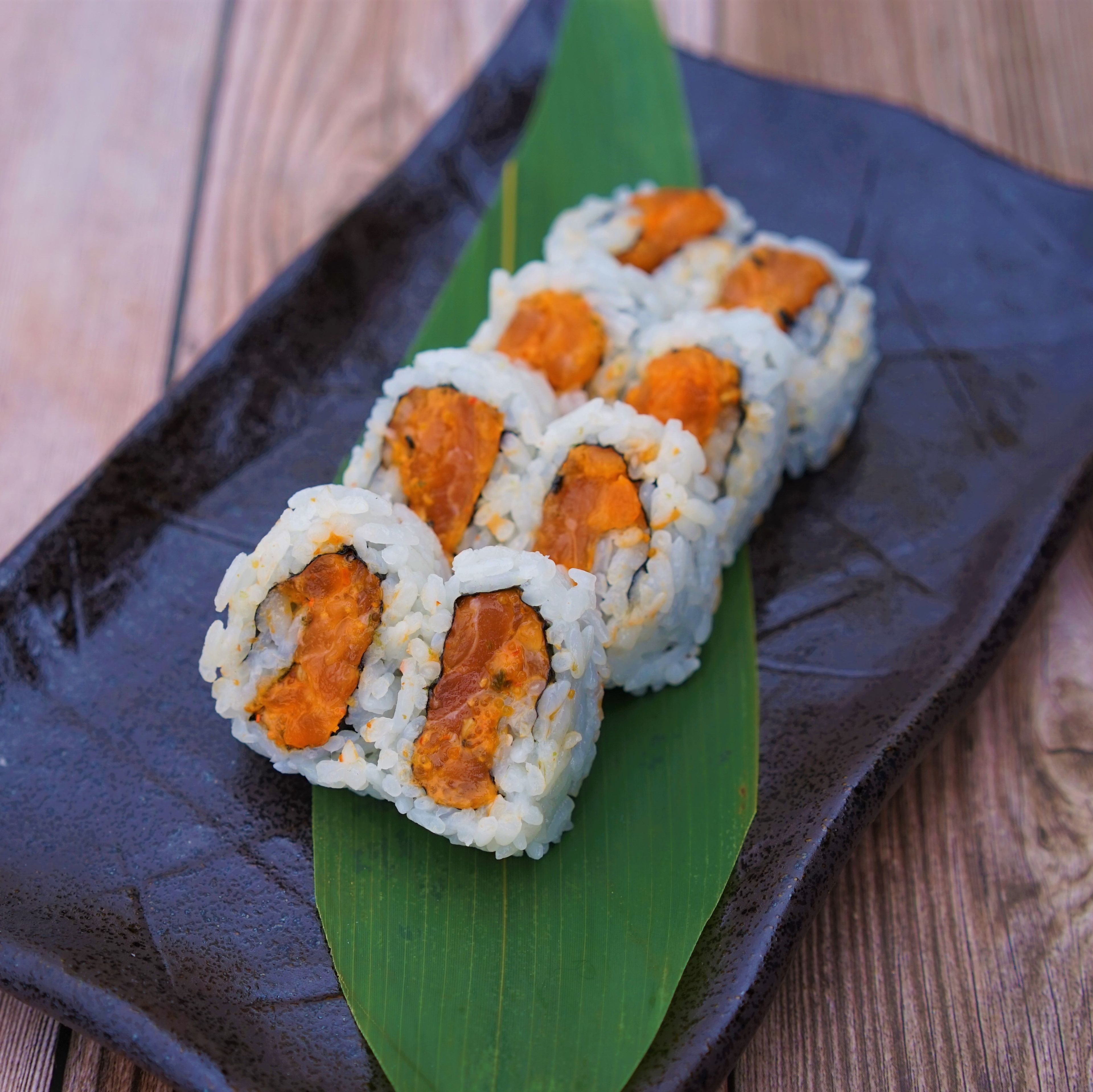 Spicy Salmon Roll.