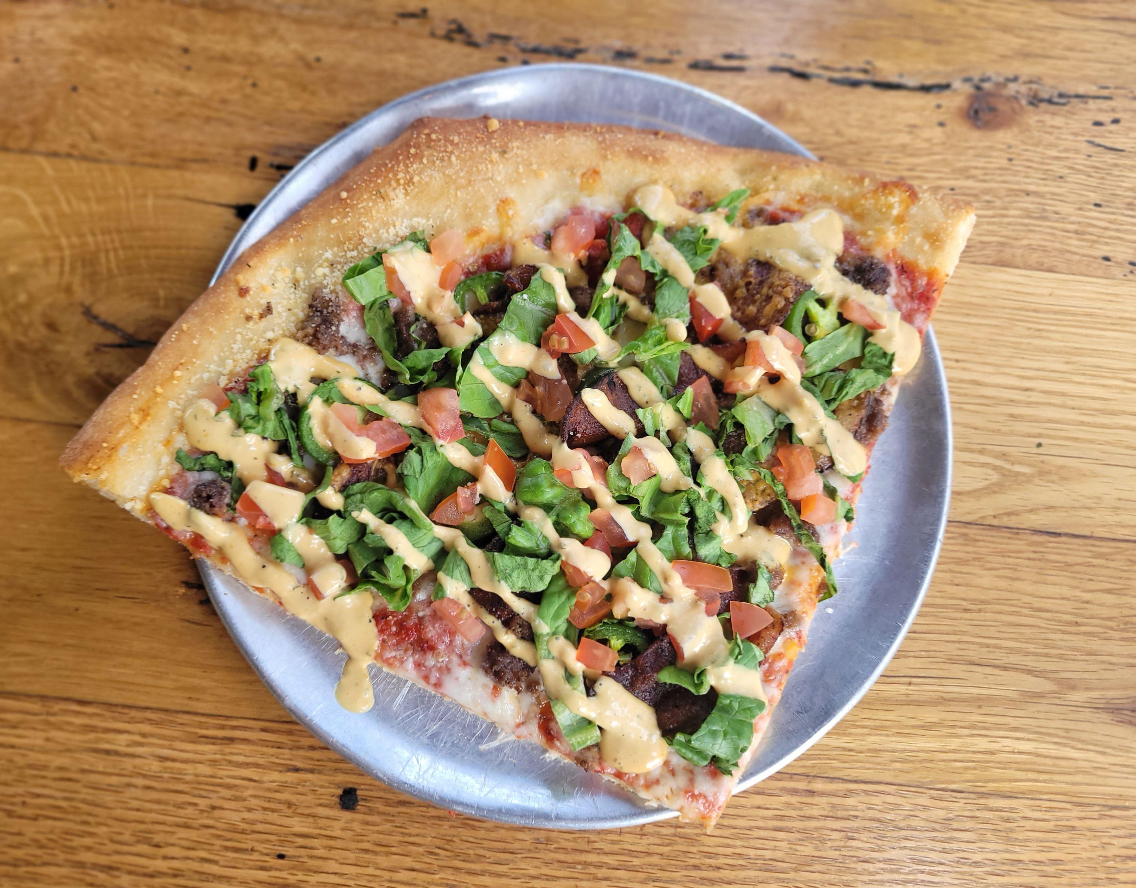 18" Bacon Cheeseburger.