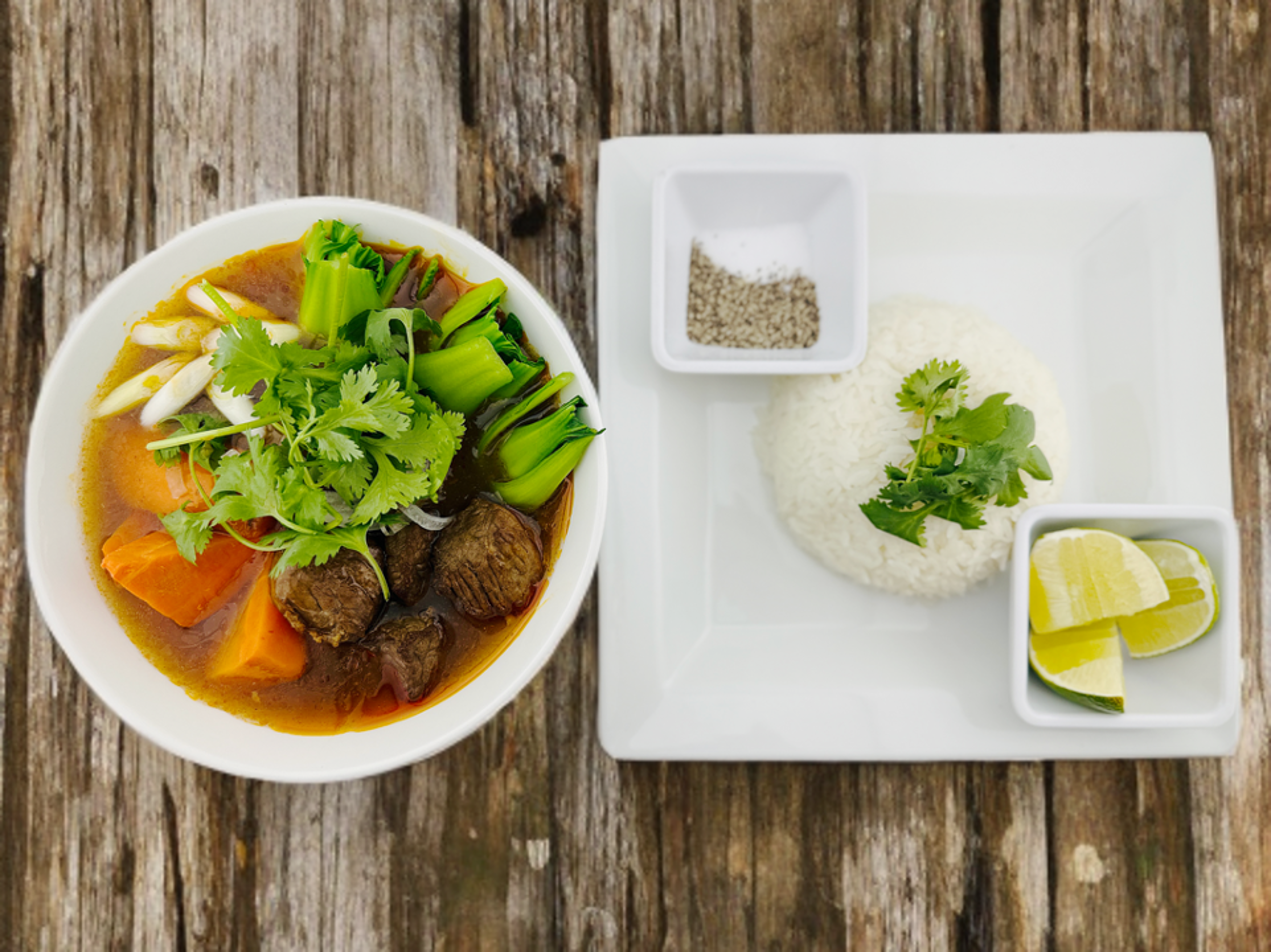 Beef Stew with Rice.