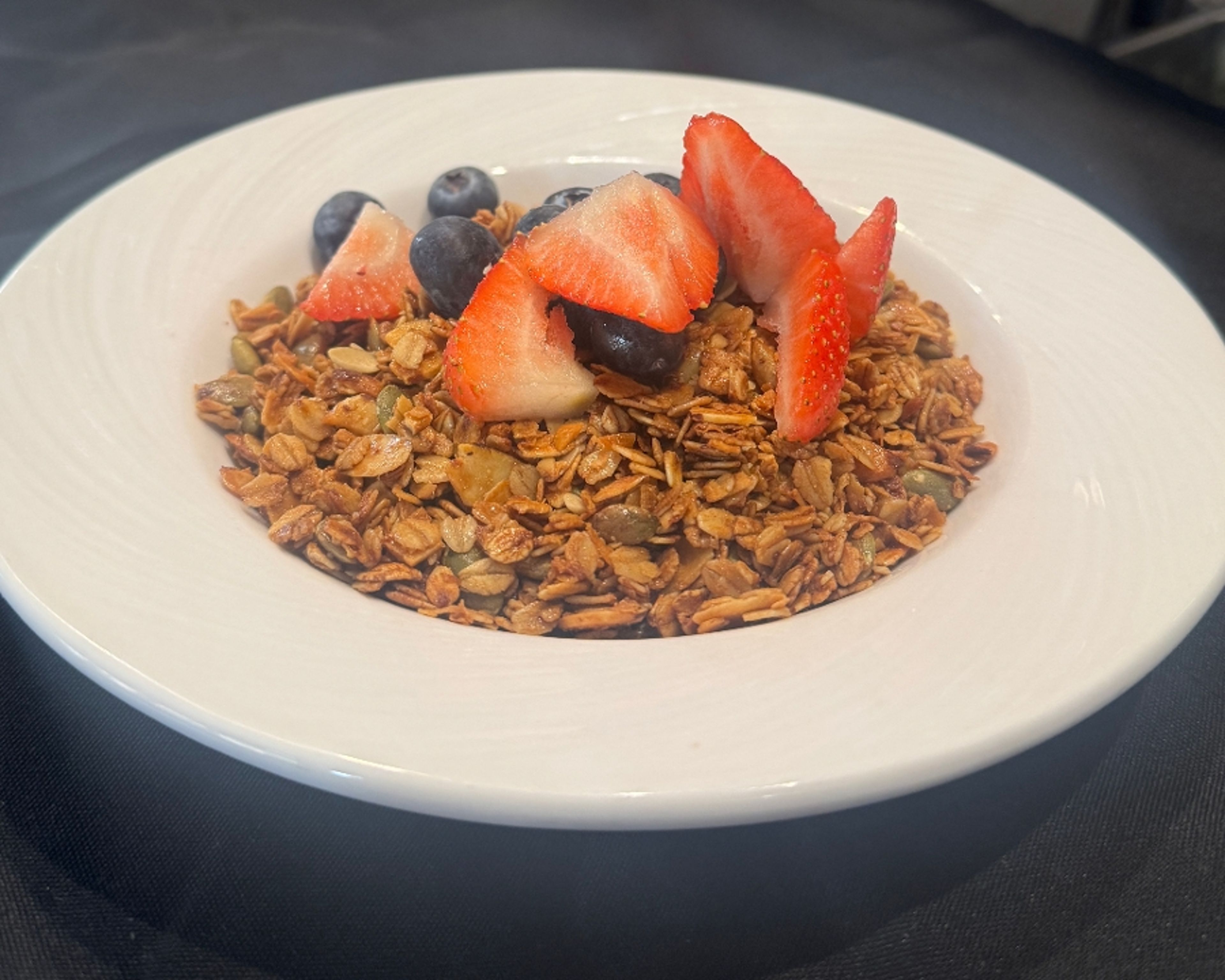 Homemade Granola Yoghurt Parfait.
