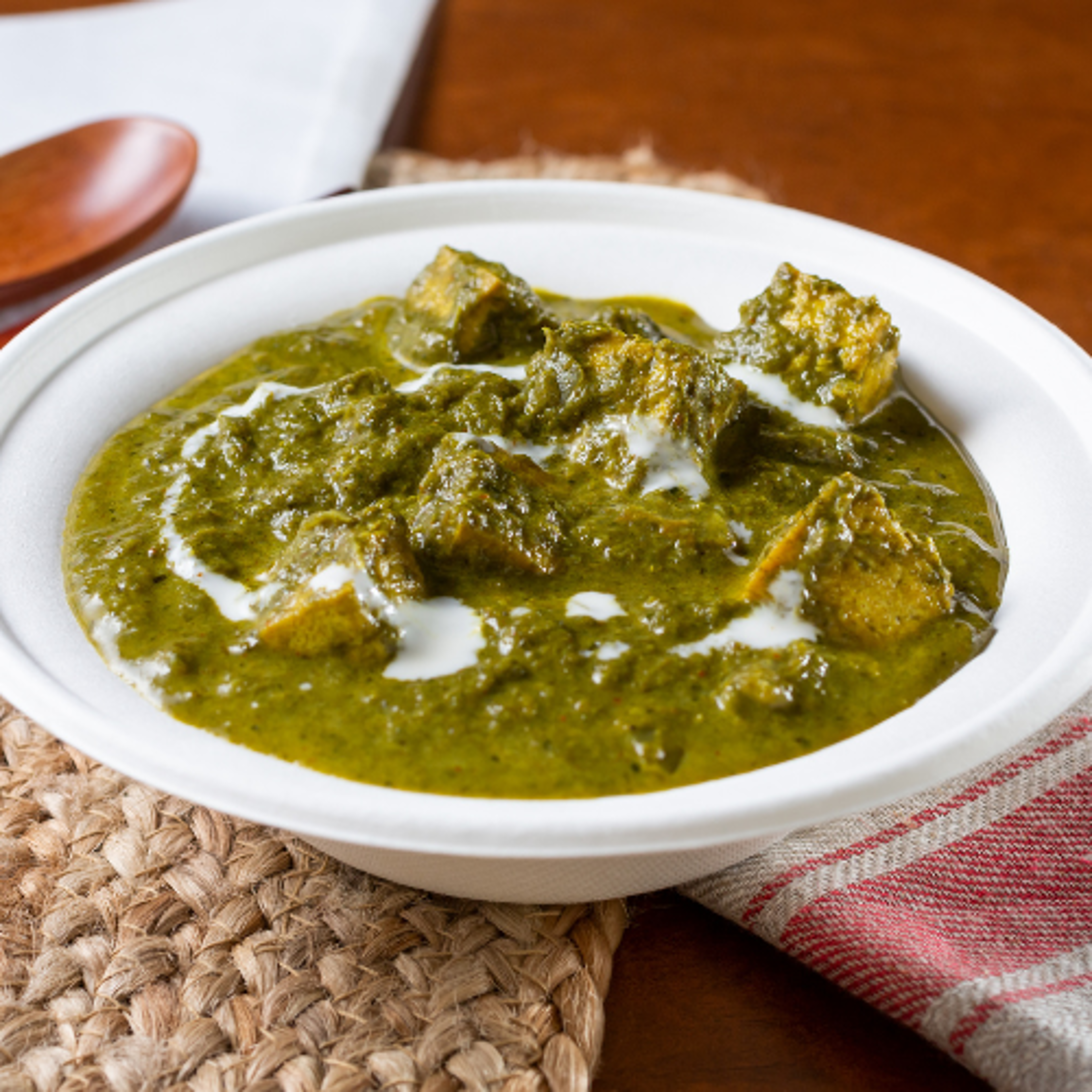 Palak Chicken Curry.